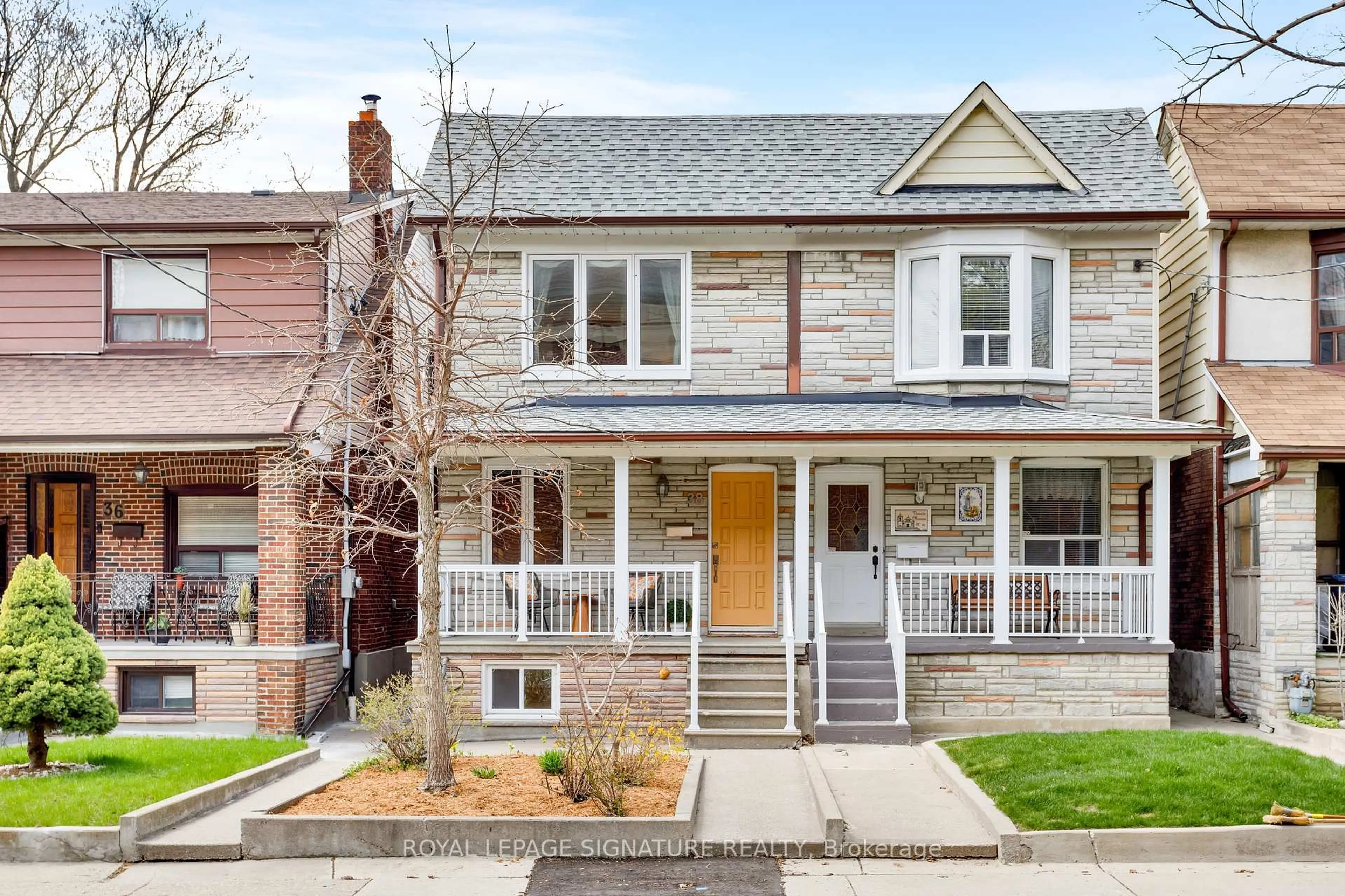 Home with brick exterior material, street for 38 Wiltshire Ave, Toronto Ontario M6N 2V9
