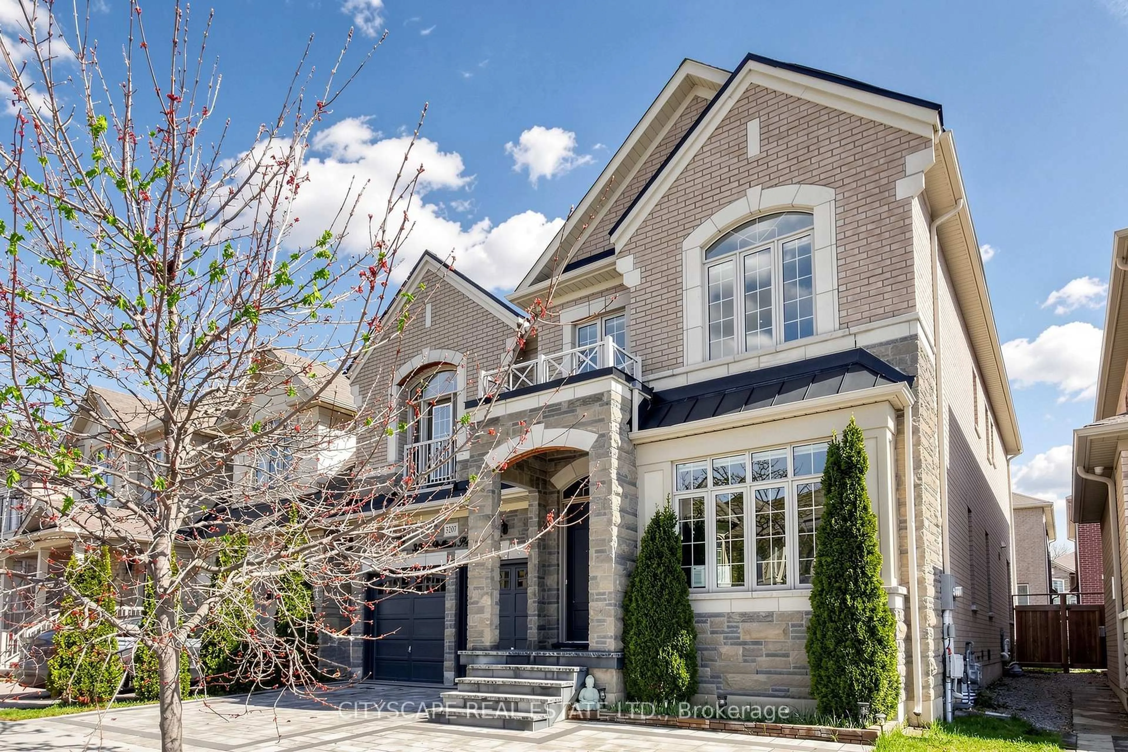 Home with brick exterior material, street for 3207 William Rose Way, Oakville Ontario L6H 0T6