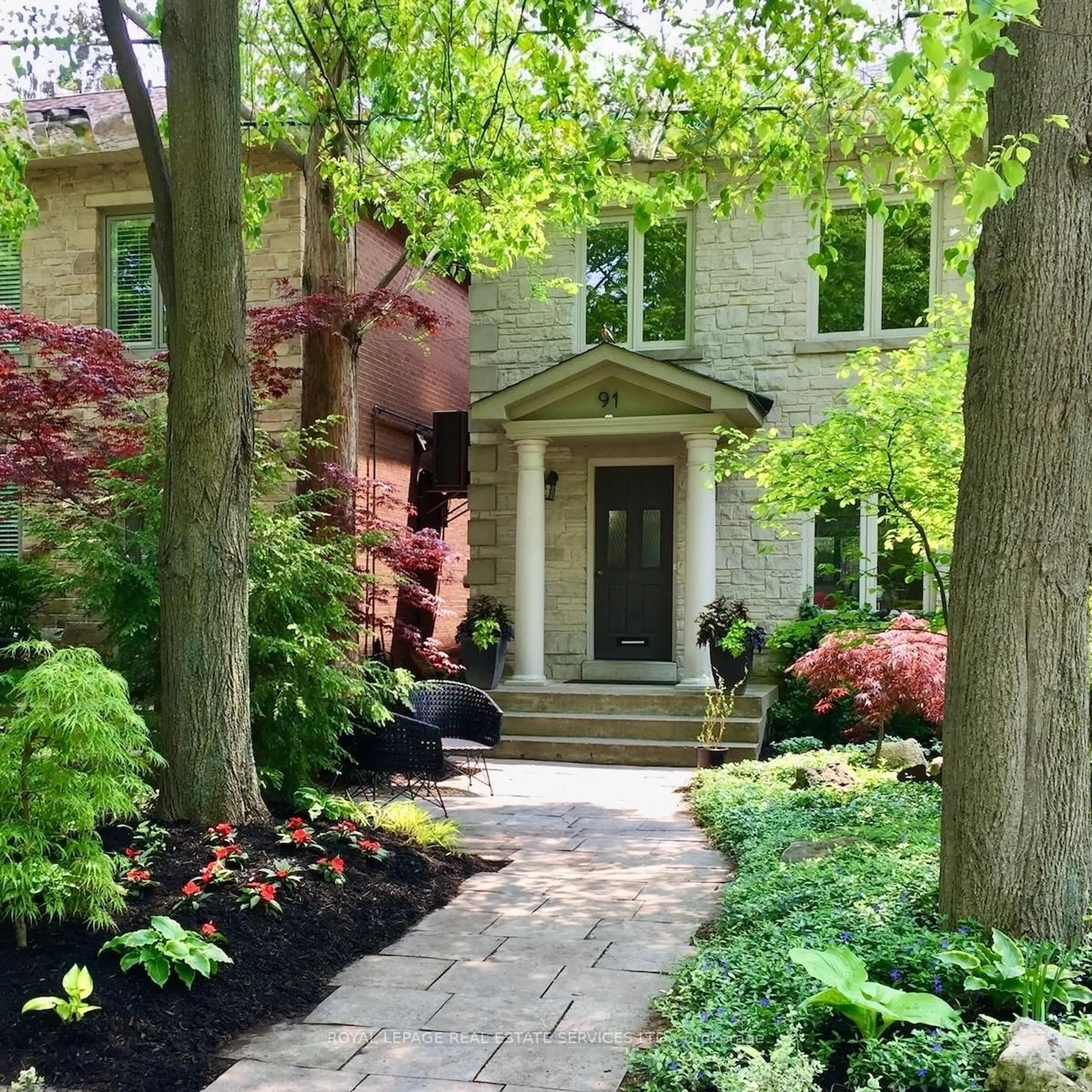 Home with brick exterior material, street for 91 Old Mill Rd, Toronto Ontario M8X 1G9