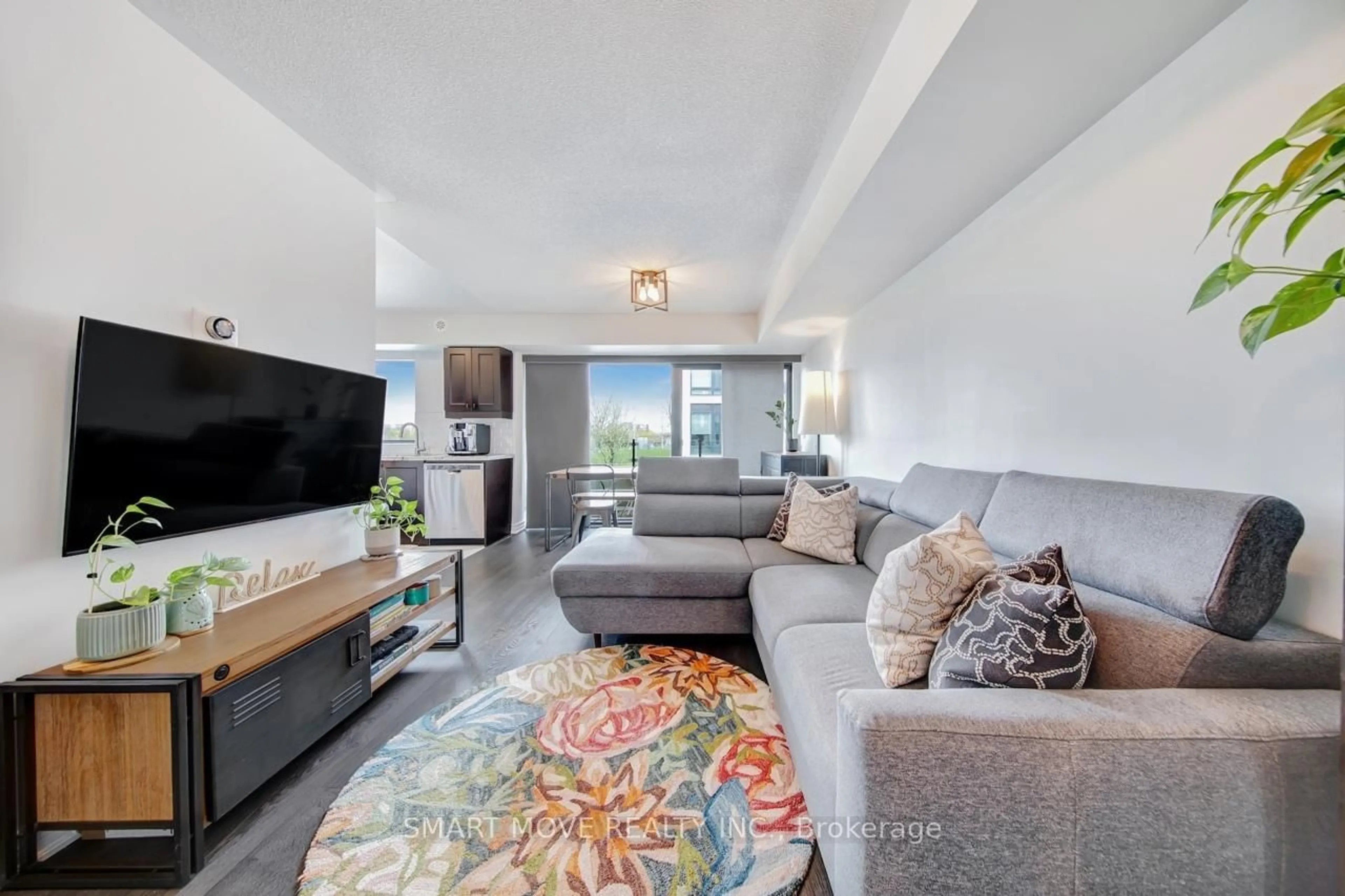 Living room with furniture, unknown for 138 Widdicombe Hill Blvd #716, Toronto Ontario M9R 0A9