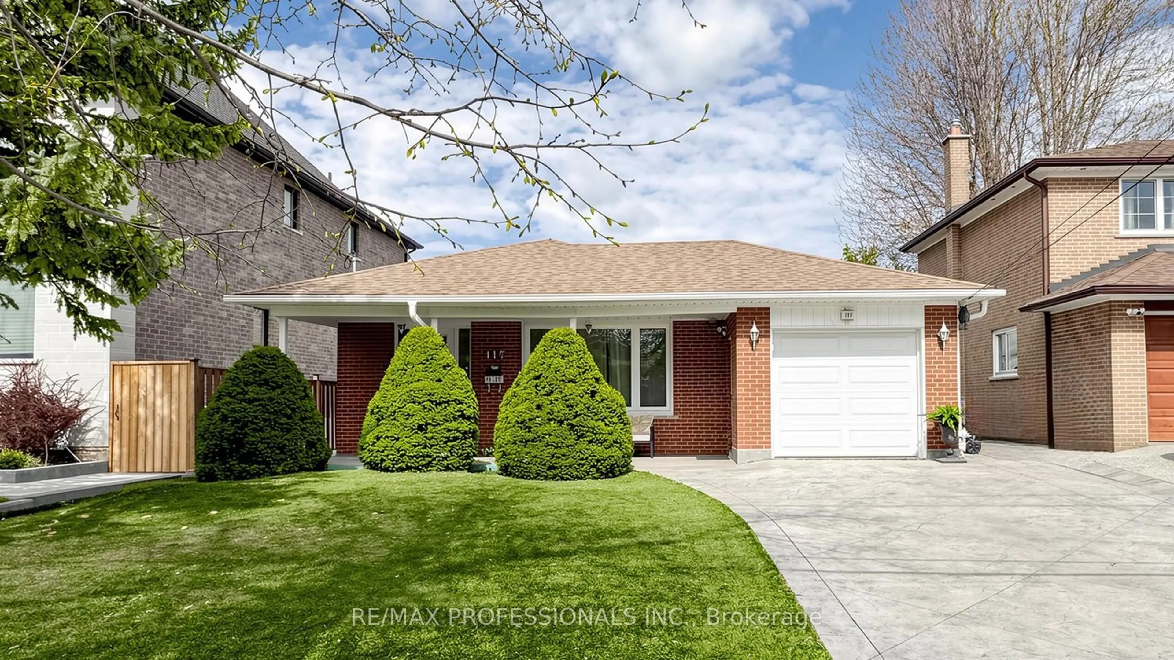 Home with brick exterior material, street for 117 Mercury Rd, Toronto Ontario M9W 3H7