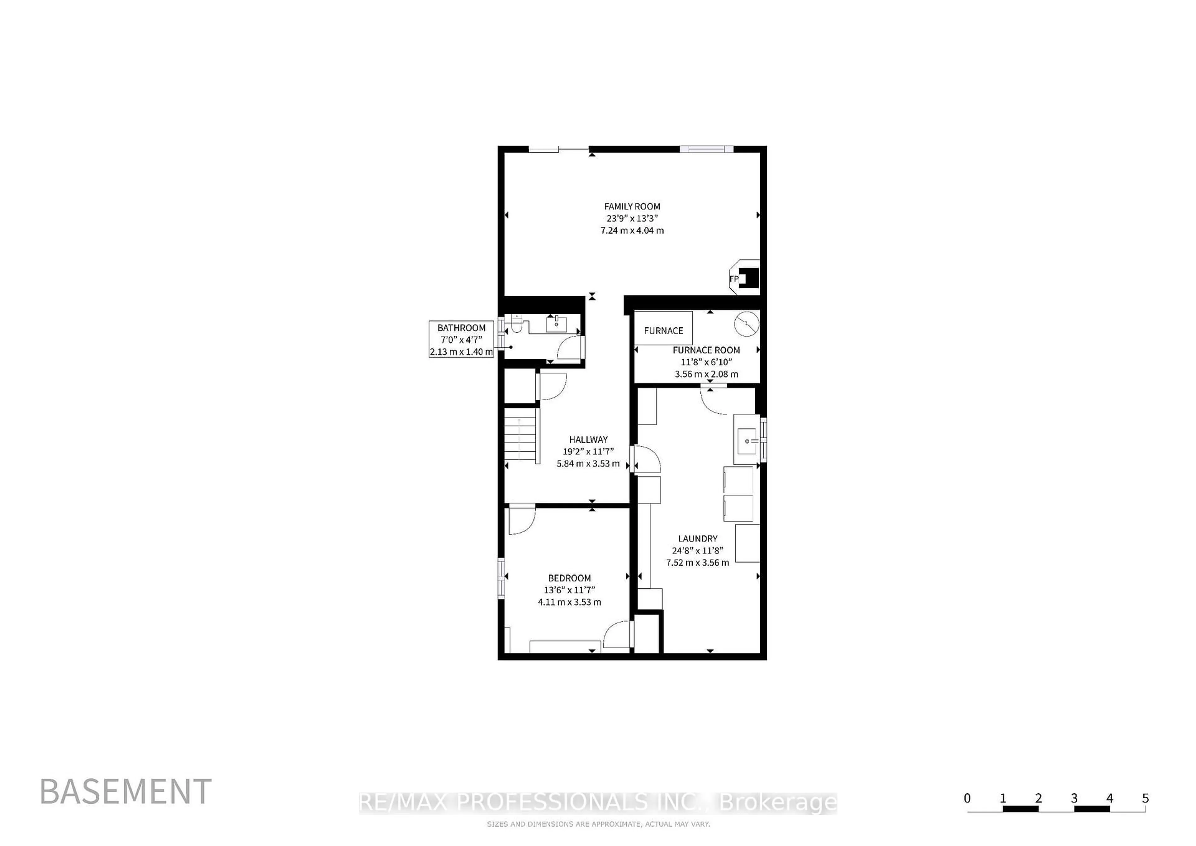 Floor plan for 117 Mercury Rd, Toronto Ontario M9W 3H7