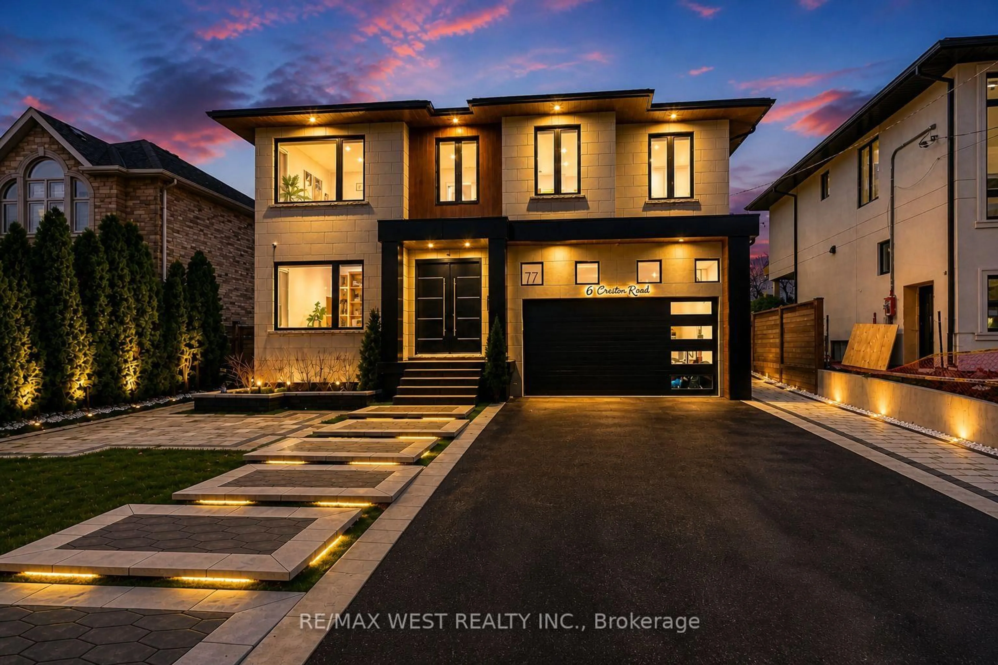 Home with brick exterior material, street for 6 Creston Rd, Toronto Ontario M6A 1J1