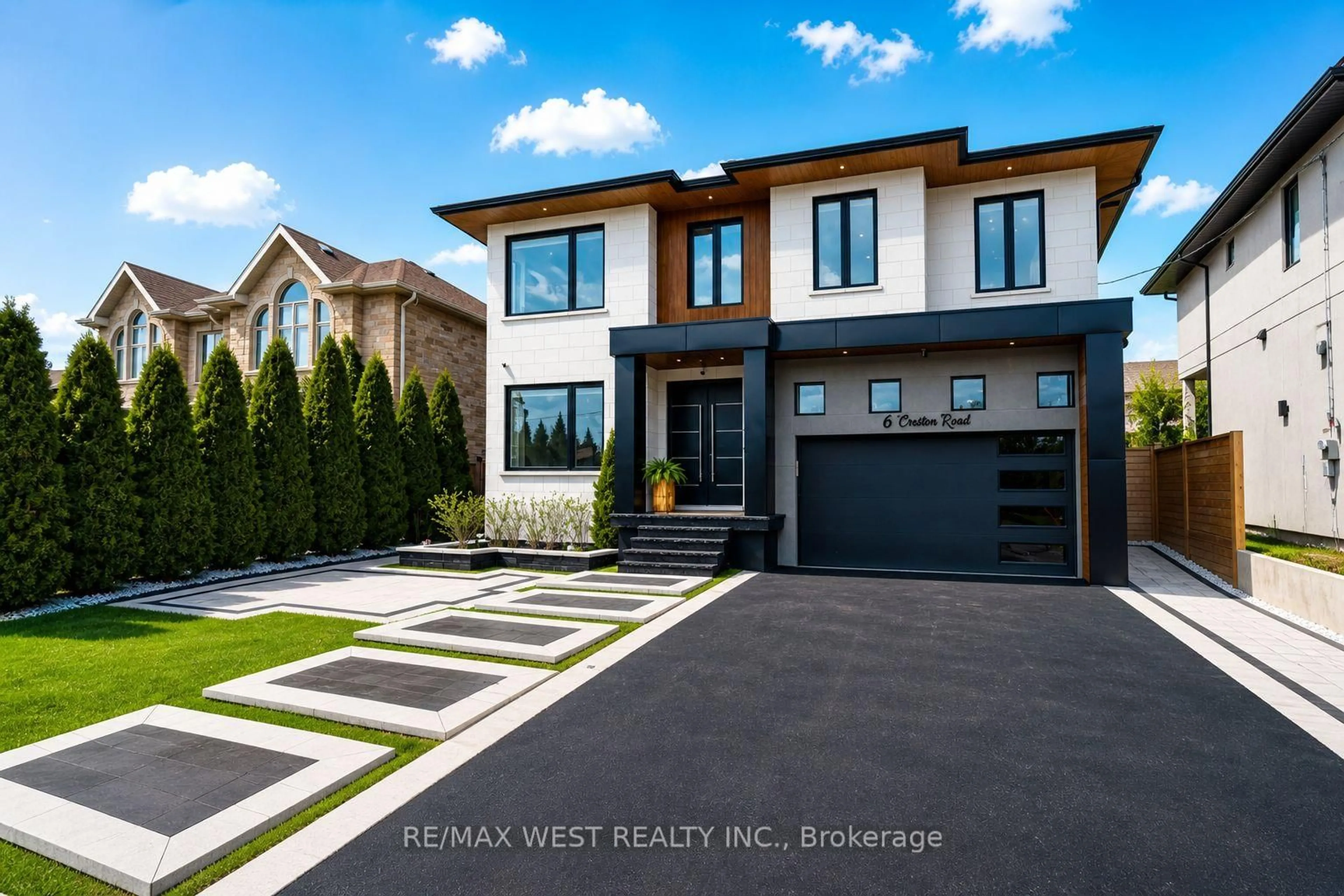 Home with brick exterior material, street for 6 Creston Rd, Toronto Ontario M6A 1J1