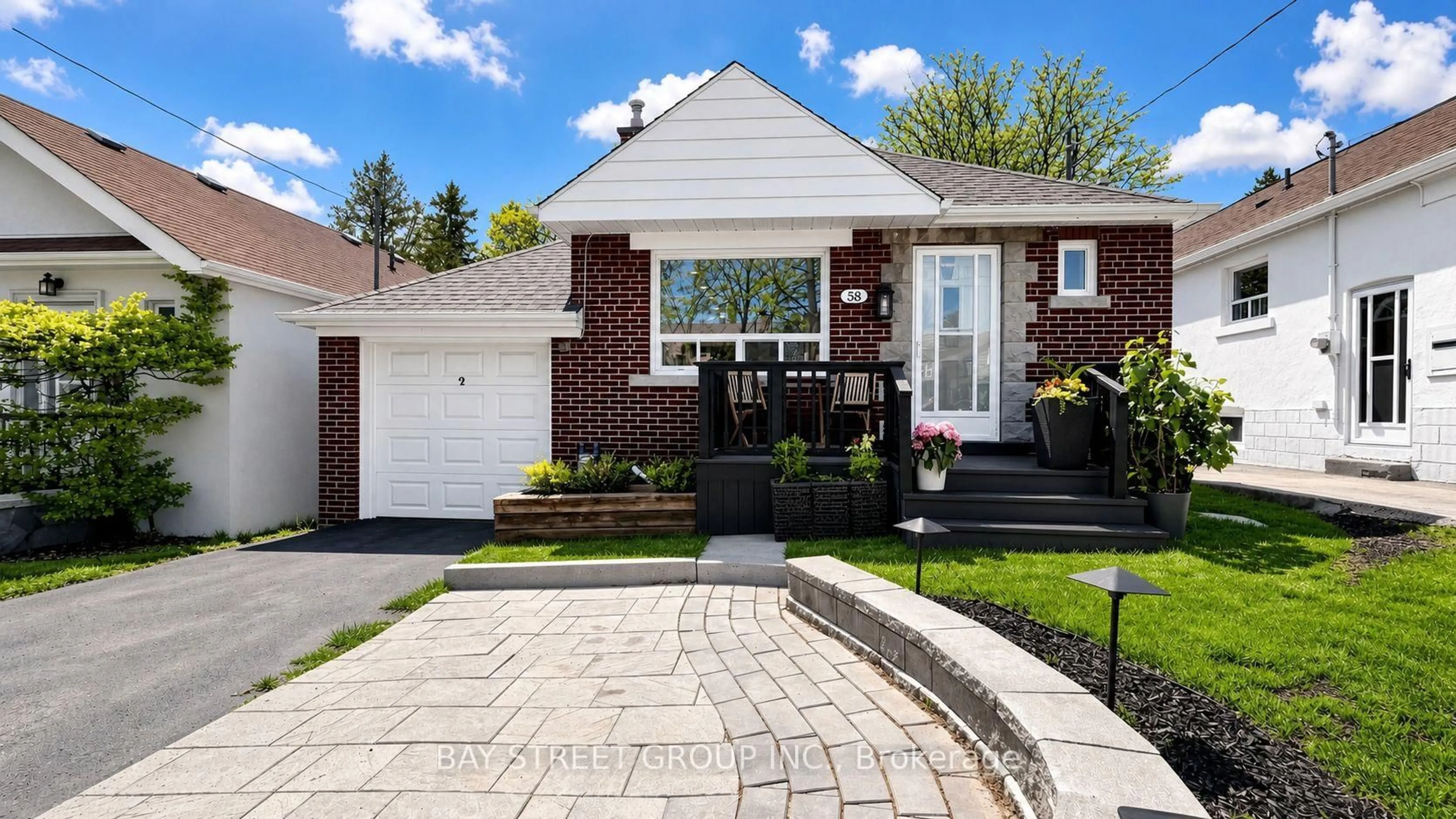 Home with brick exterior material, street for 58 Albert Ave, Toronto Ontario M8V 2L7