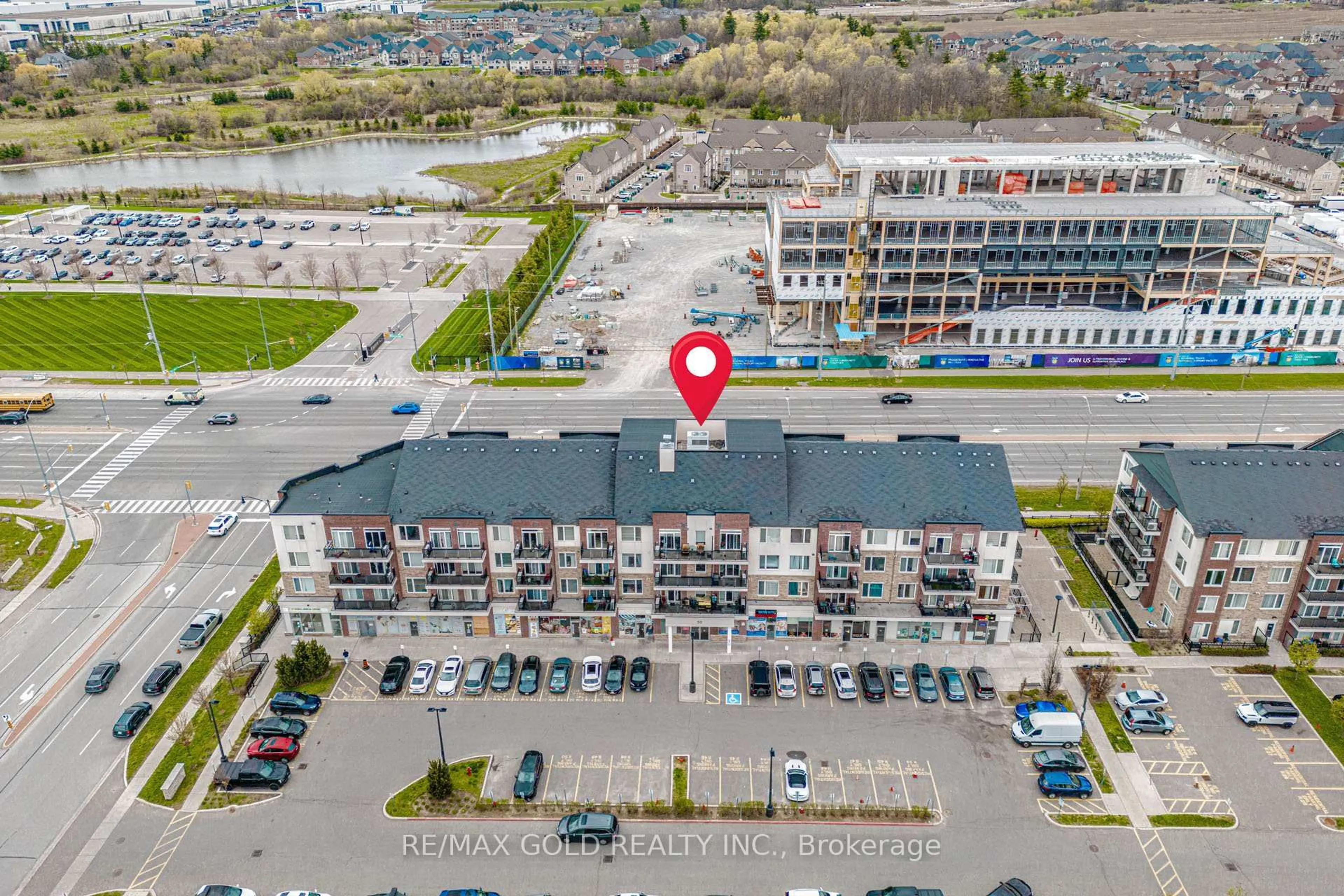 A pic from outside/outdoor area/front of a property/back of a property/a pic from drone, unknown for 50 Sky Harbour Dr #217, Brampton Ontario L6Y 6B8