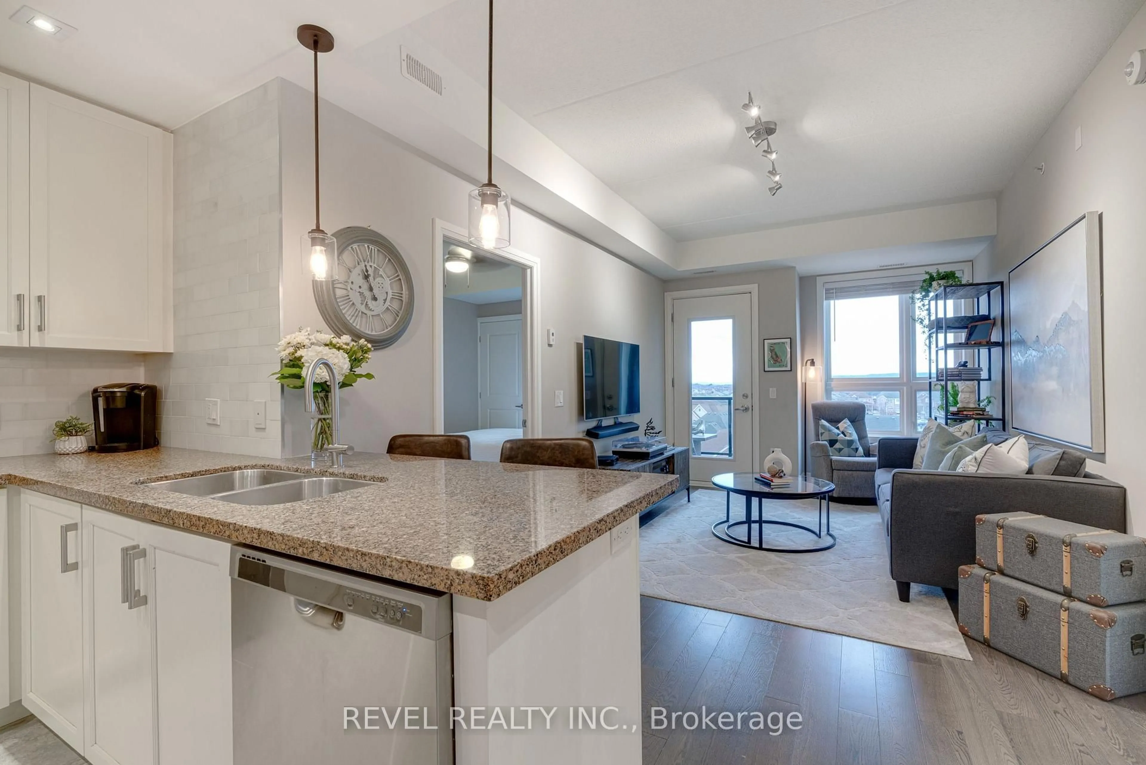 Open concept kitchen, unknown for 650 Sauve St #505, Milton Ontario L9T 9A8