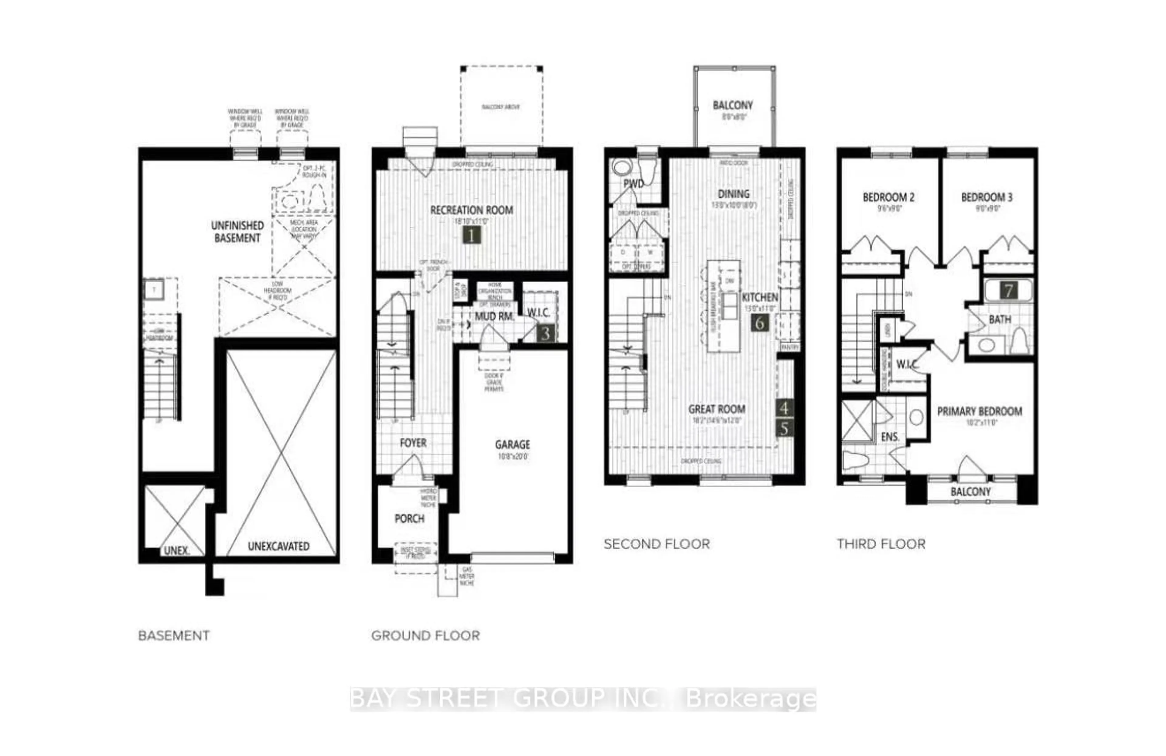 Floor plan for 1399 Shevchenko Blvd, Oakville Ontario L6M 5P3