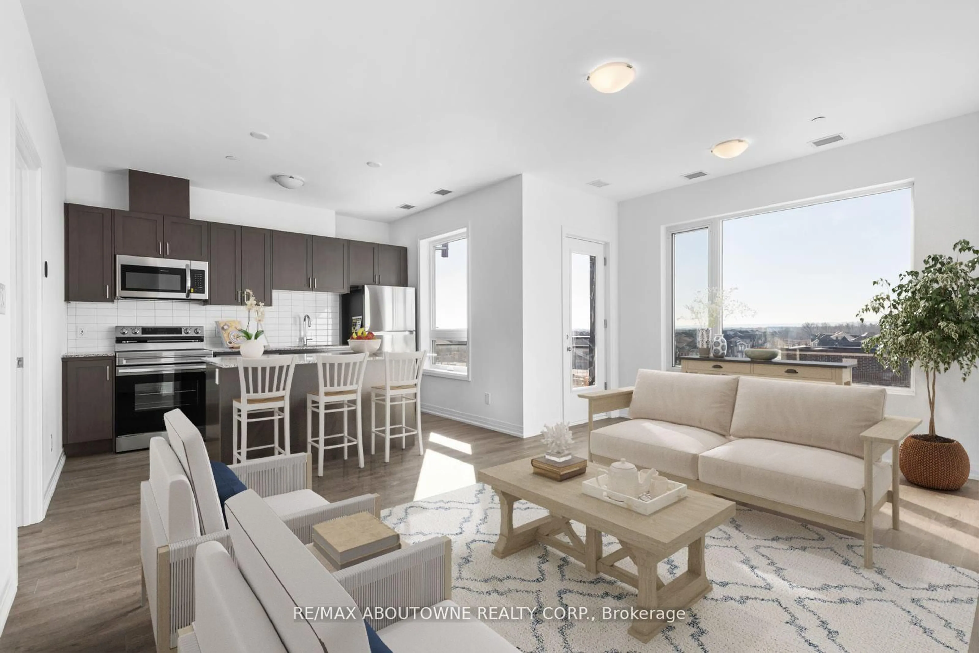 Open concept kitchen, unknown for 3285 Carding Mill Tr #403, Oakville Ontario L6M 1S1
