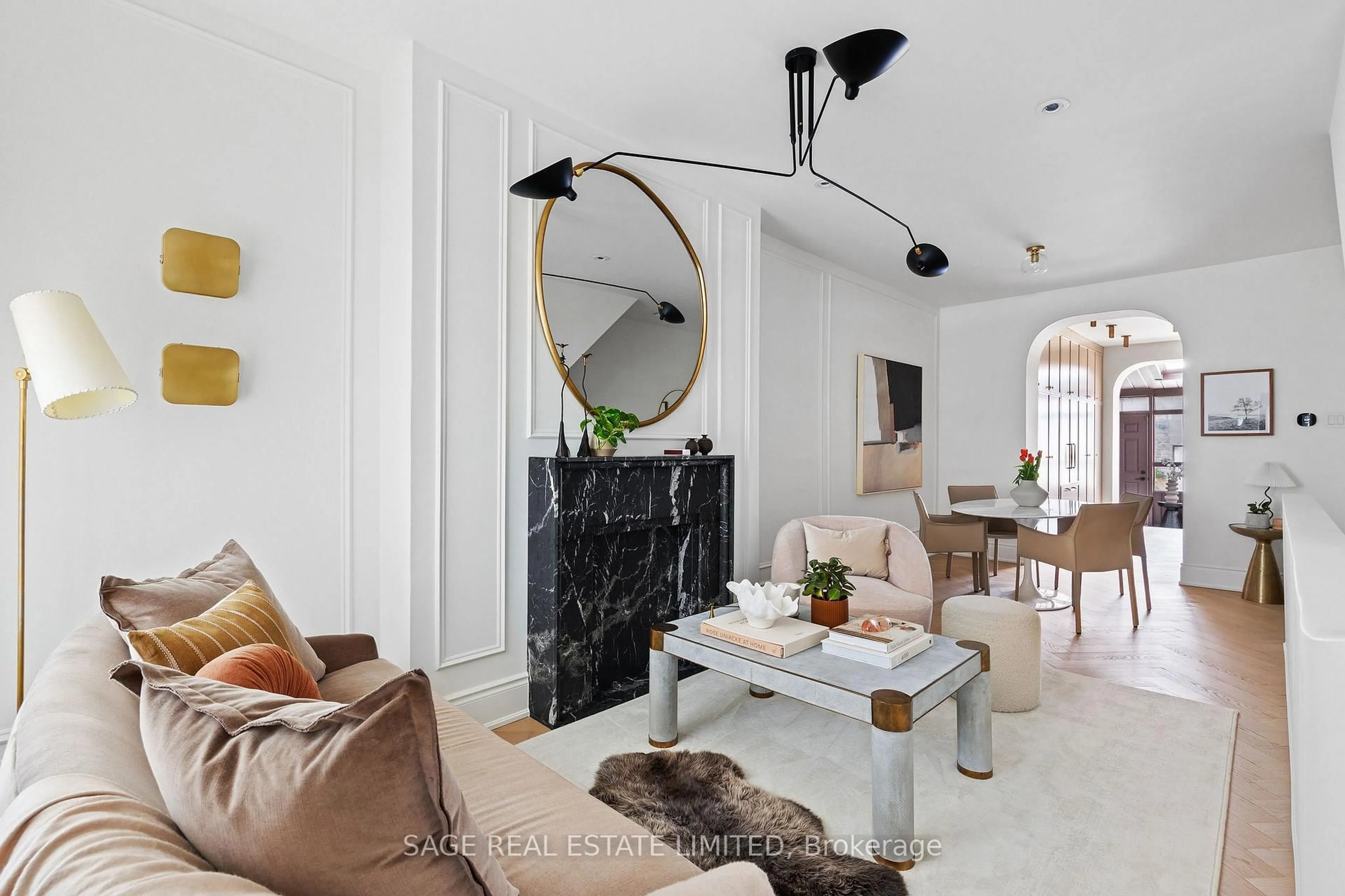 Living room with furniture, unknown for 138 Lappin Ave, Toronto Ontario M6H 1Y5