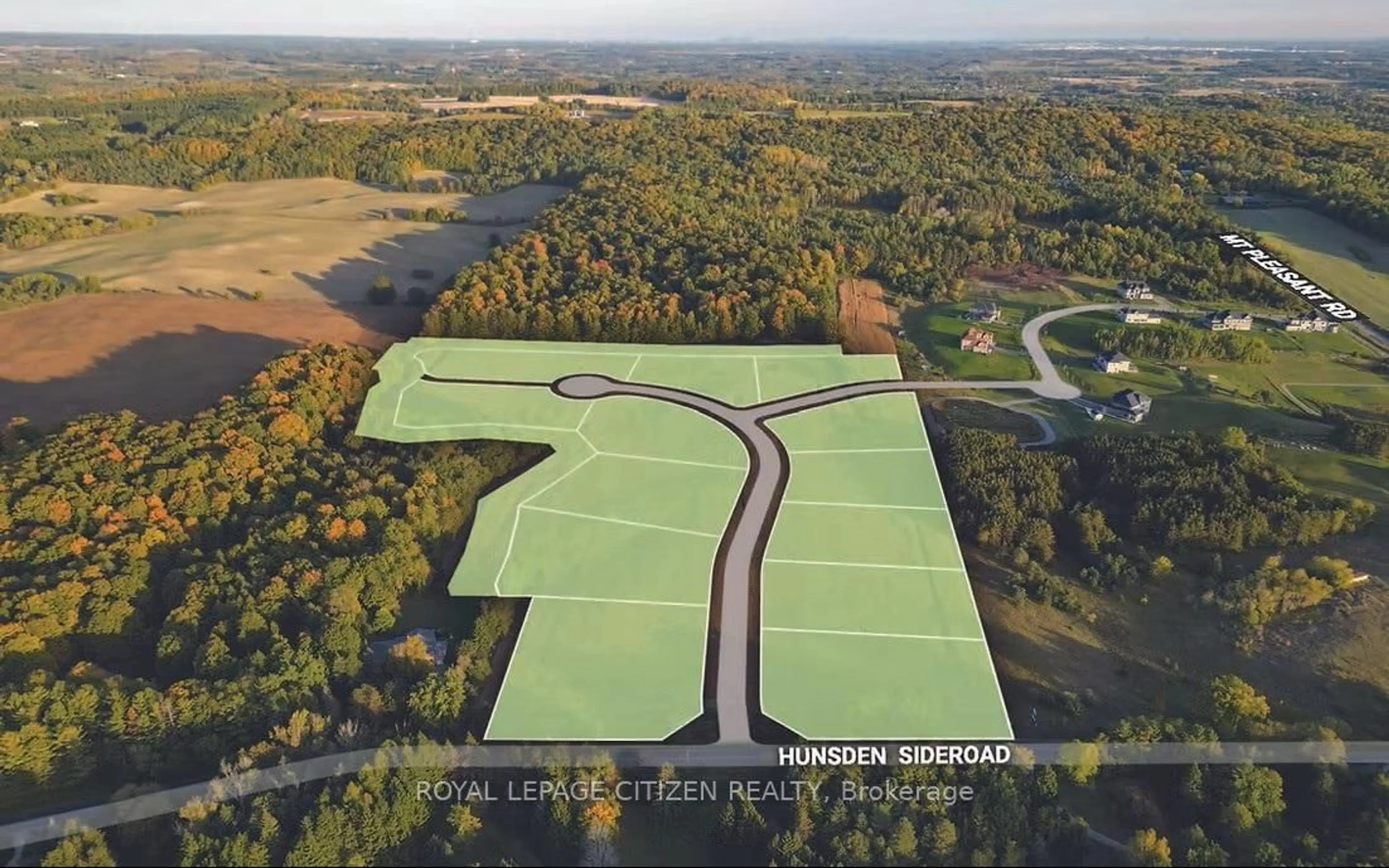 A pic from outside/outdoor area/front of a property/back of a property/a pic from drone, unknown for Lot 2B Hunsden Sdrd, Caledon Ontario L7E 4L6