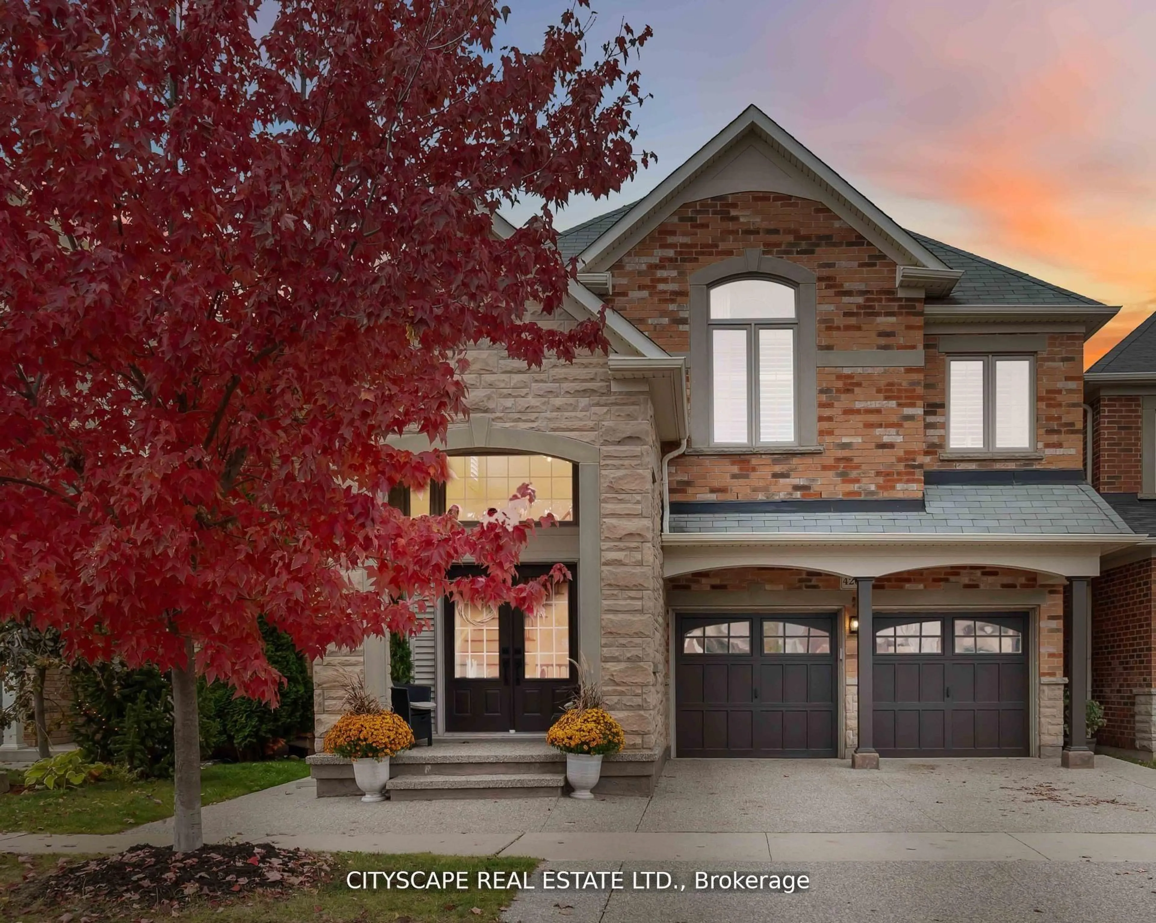 Home with brick exterior material, street for 4269 Vivaldi Rd, Burlington Ontario L7M 0N4