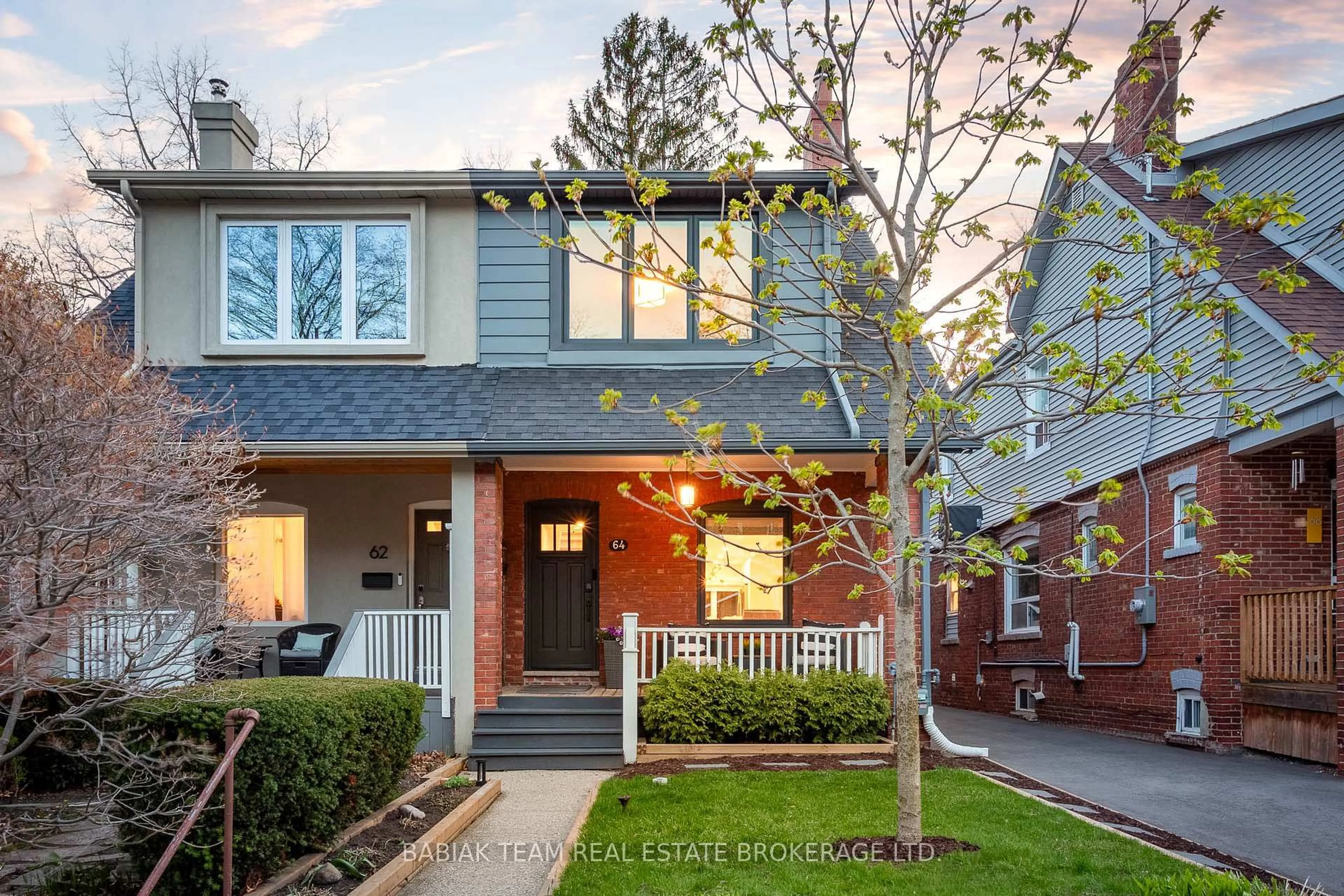 Home with brick exterior material, street for 64 Gilmour Ave, Toronto Ontario M6P 3A9