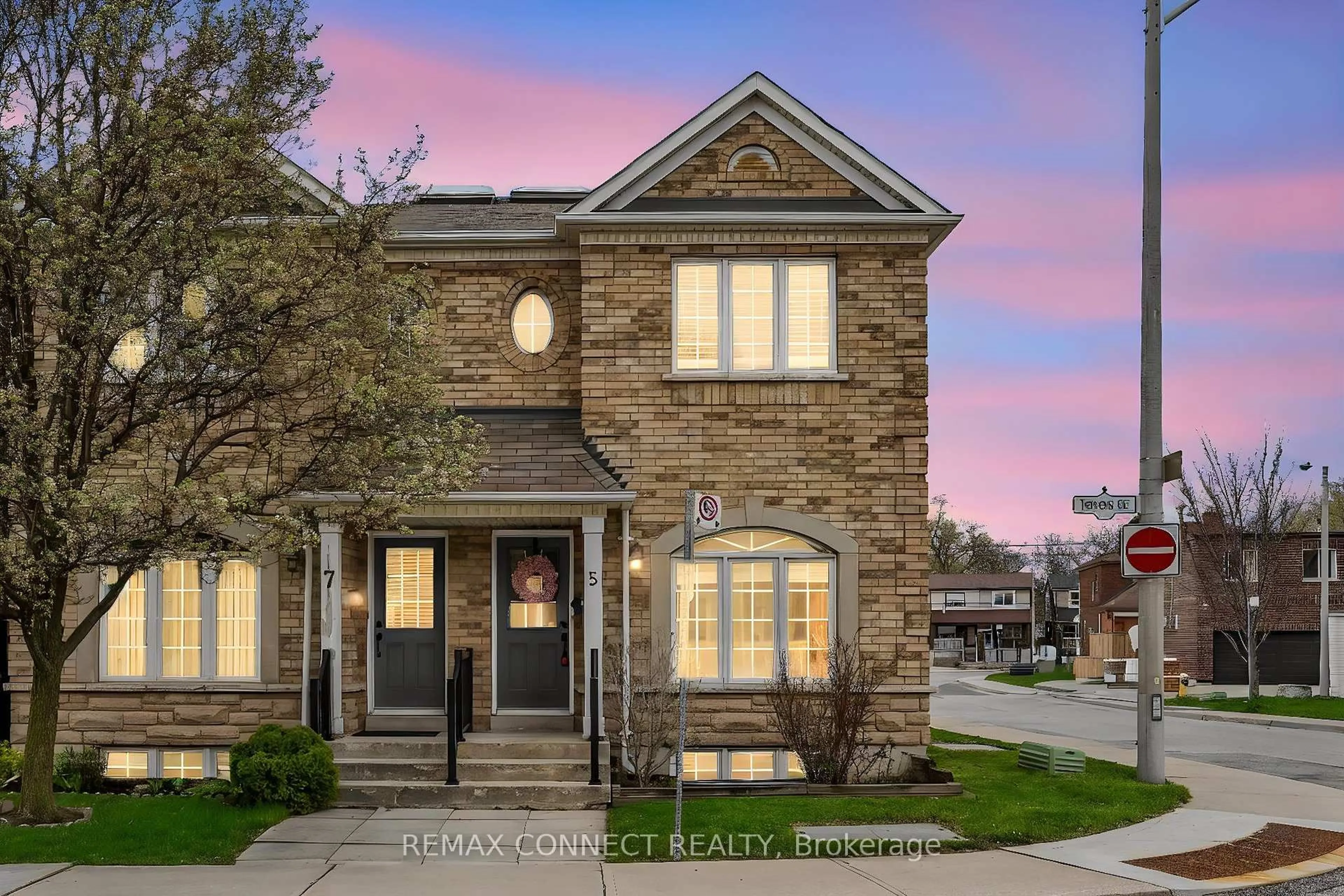 Home with brick exterior material, street for 5 Terceira Circ, Toronto Ontario M6N 5J3