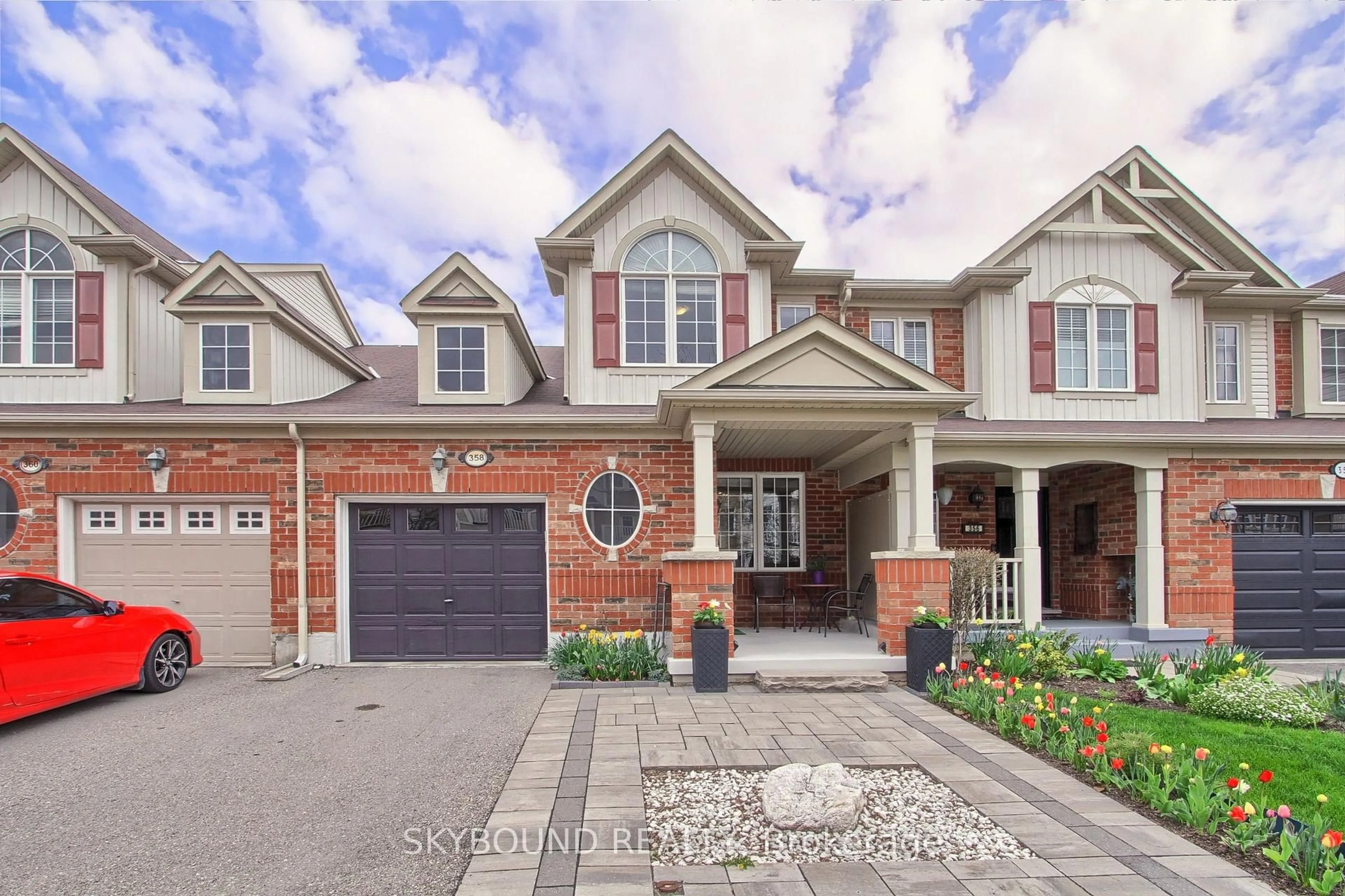 Home with brick exterior material, street for 358 Cavanagh Lane, Milton Ontario L9T 8J9