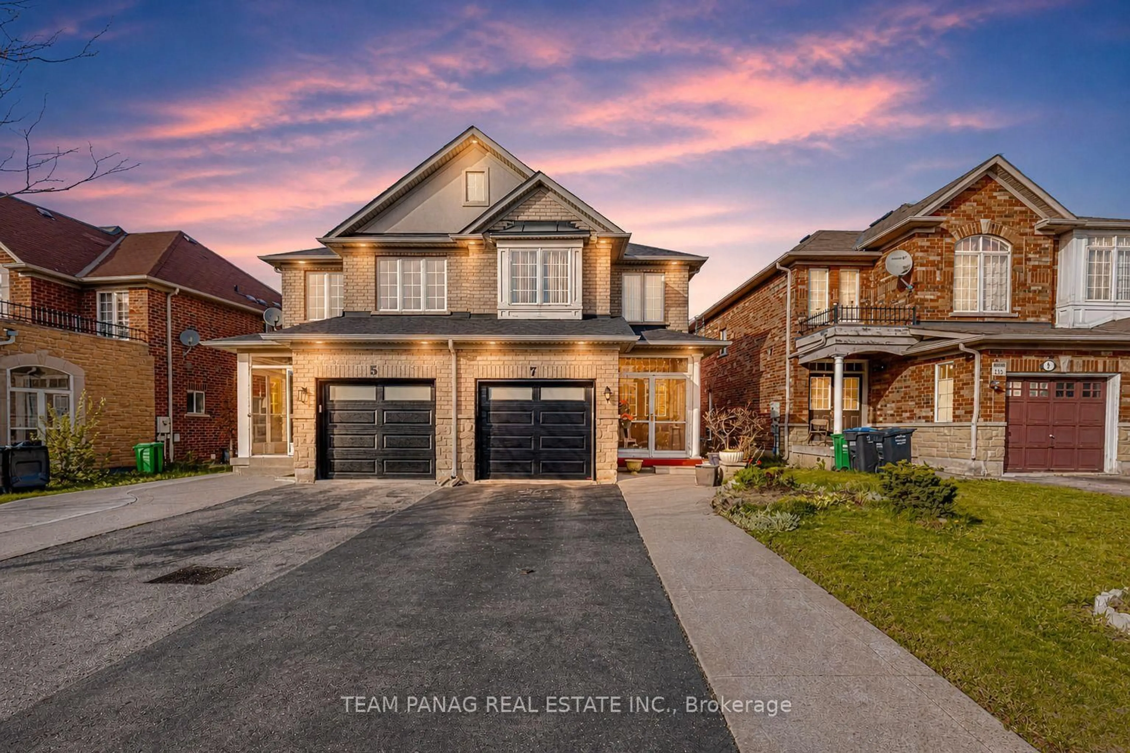 Home with brick exterior material, street for 7 Cherryplum Way, Brampton Ontario L6S 6J8