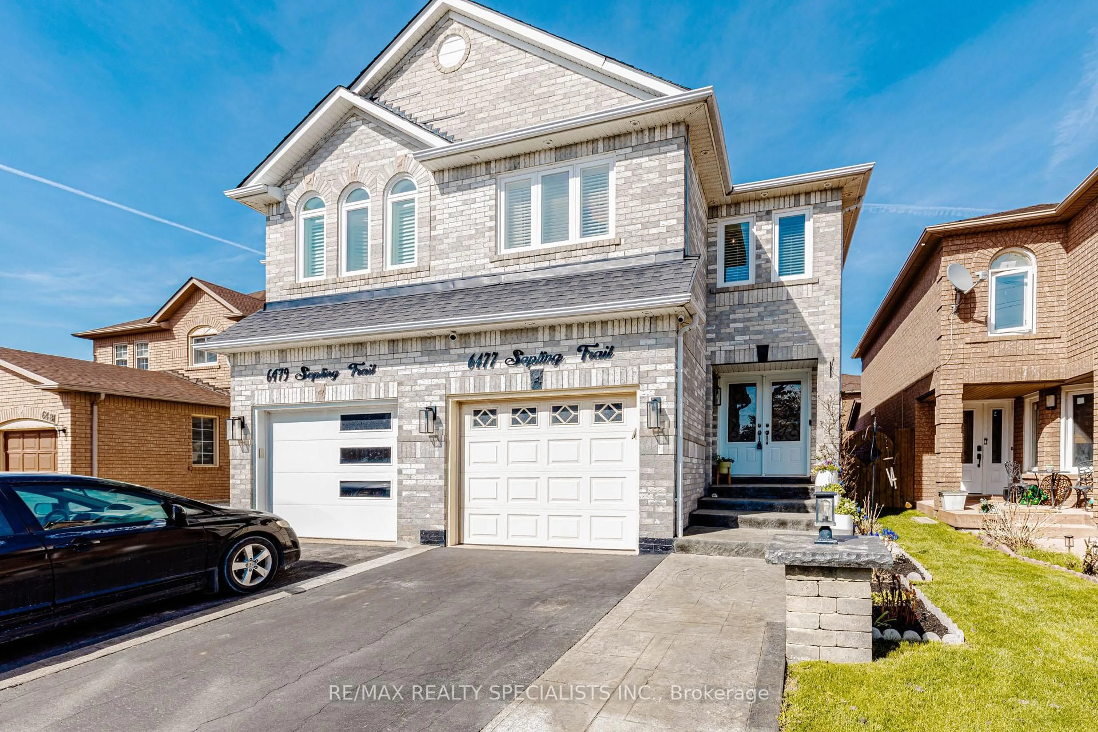 Home with brick exterior material, street for 6477 Sapling Tr, Mississauga Ontario L5N 7A5
