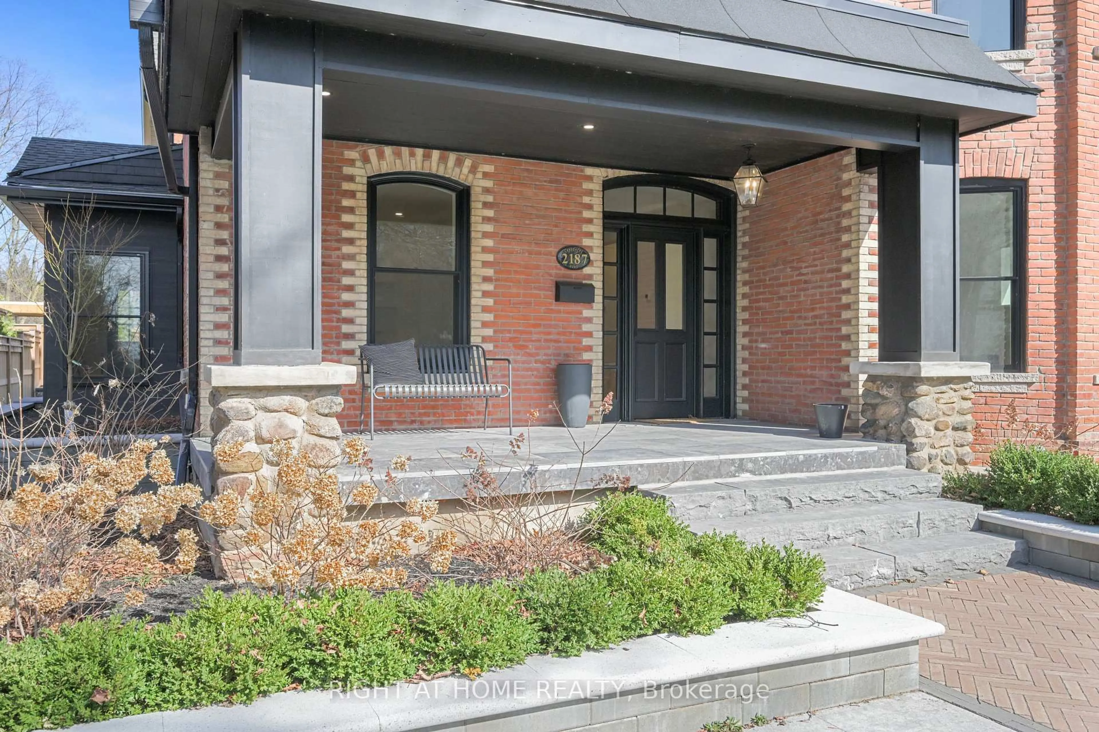 Home with brick exterior material, street for 2187 Lakeshore Rd, Burlington Ontario L7R 1A5