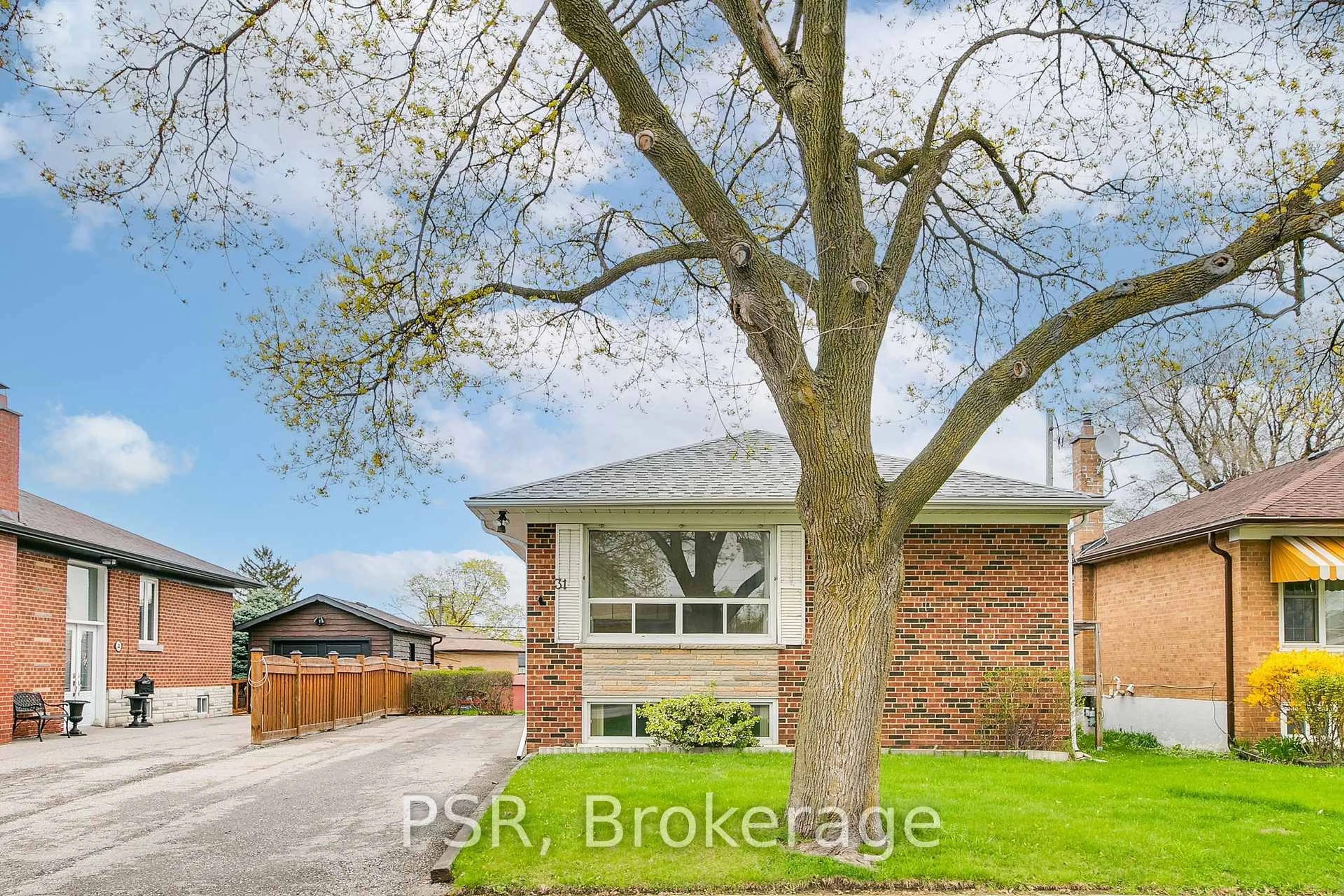 Home with brick exterior material, street for 31 Heatherglen Rd, Toronto Ontario M9W 4P9