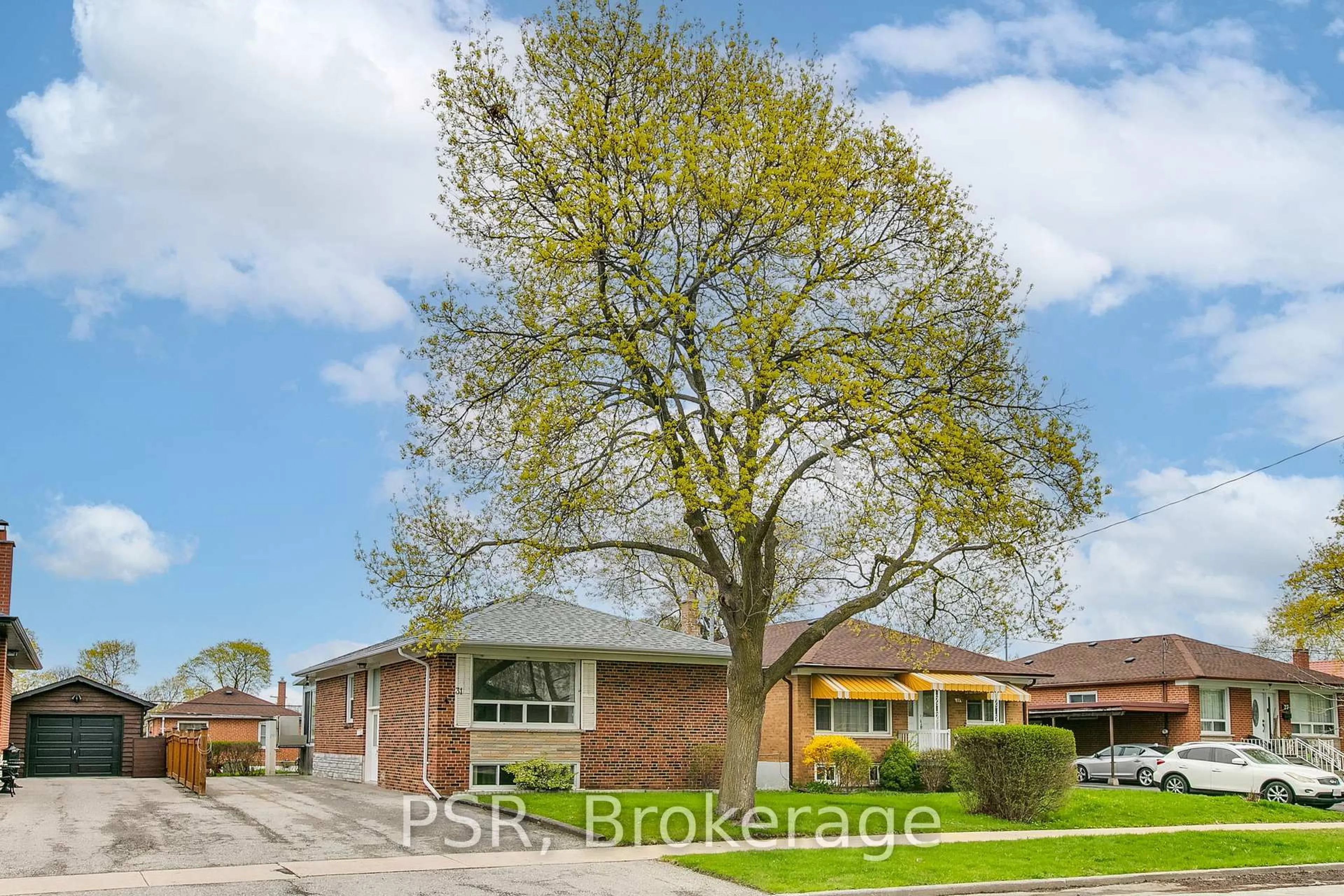 Home with brick exterior material, street for 31 Heatherglen Rd, Toronto Ontario M9W 4P9