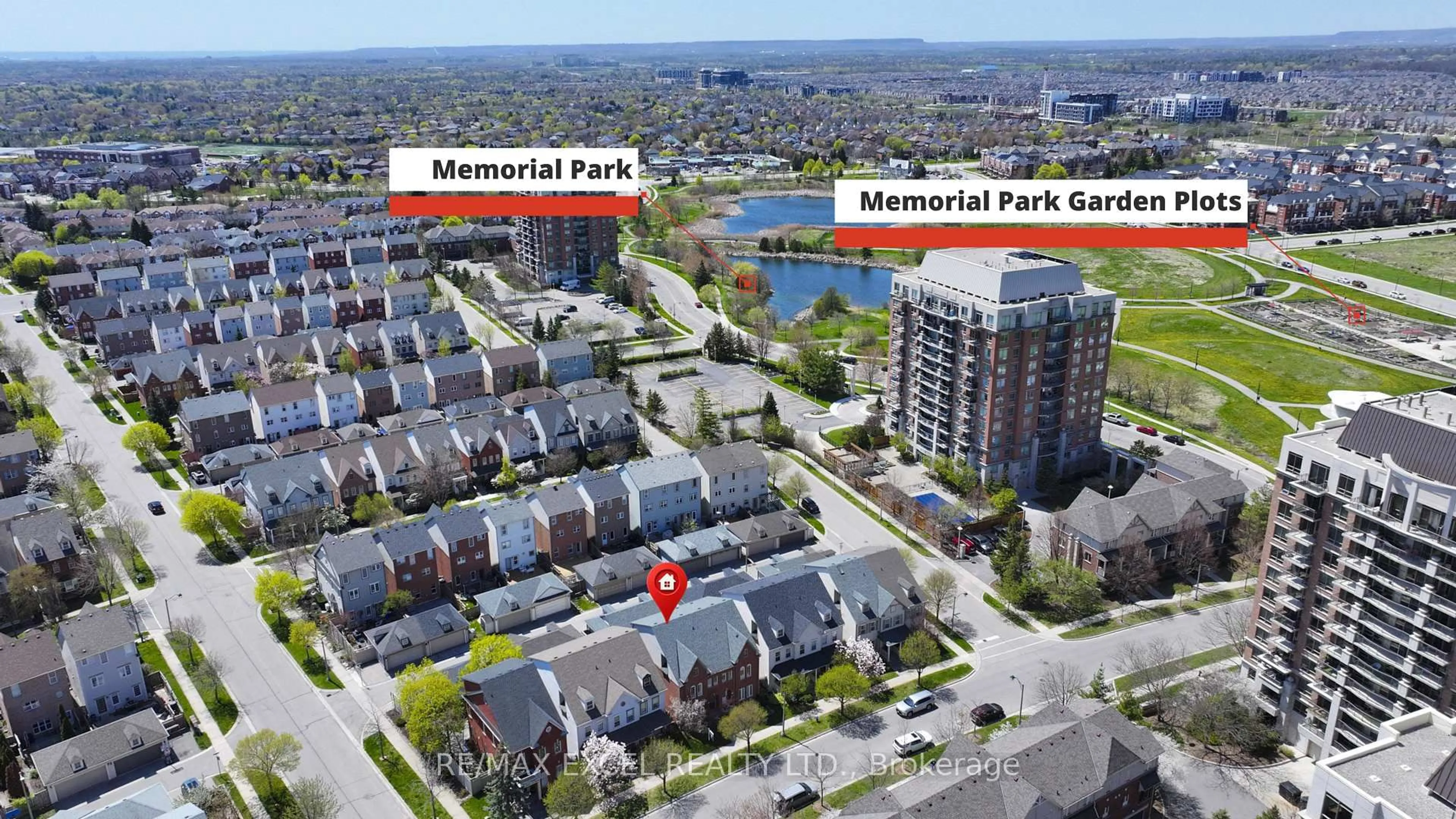 A pic from outside/outdoor area/front of a property/back of a property/a pic from drone, city buildings view from balcony for 98 Georgian Dr, Oakville Ontario L6H 6V1