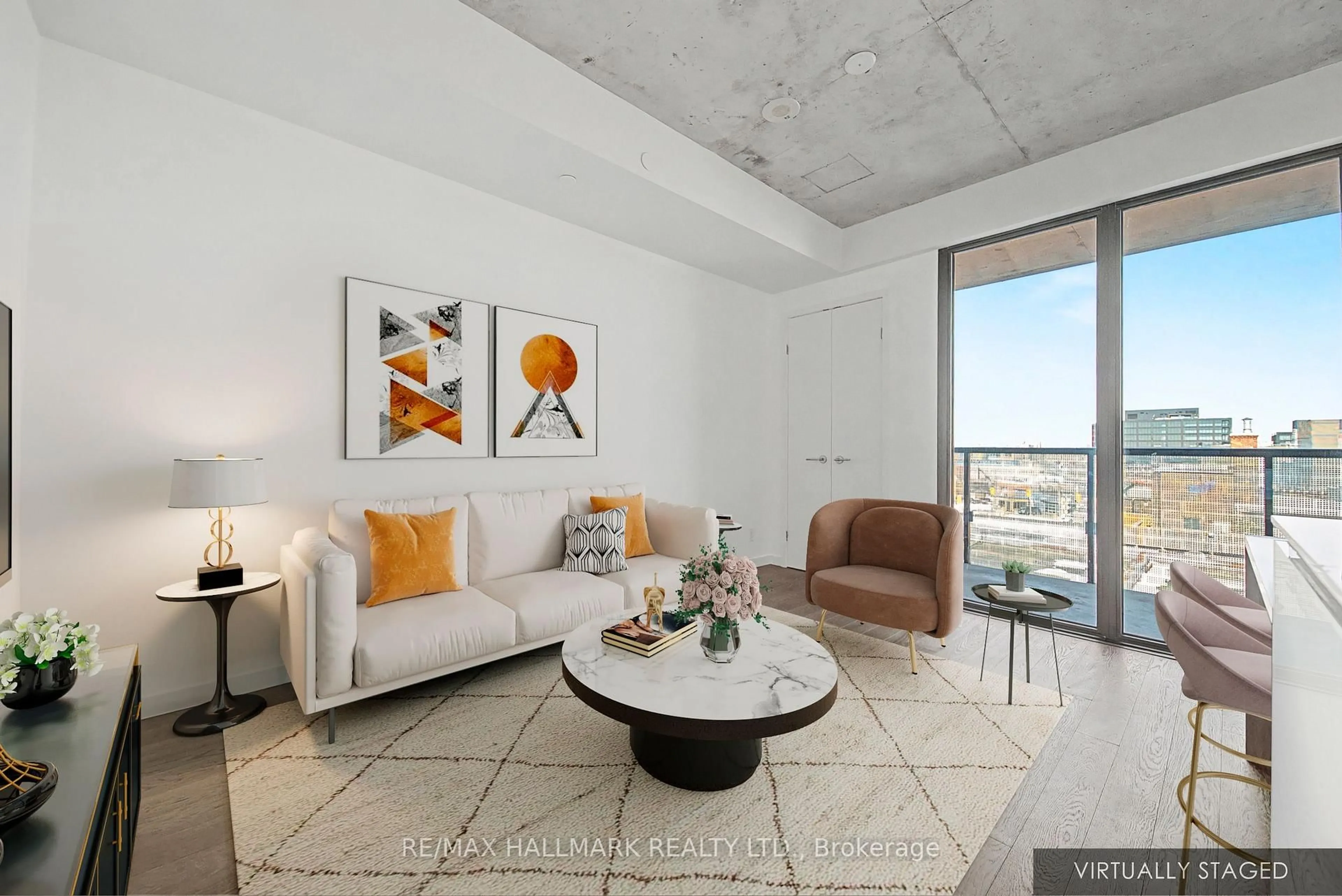 Living room with furniture, unknown for 383 Sorauren Ave #609, Toronto Ontario M6R 0A4