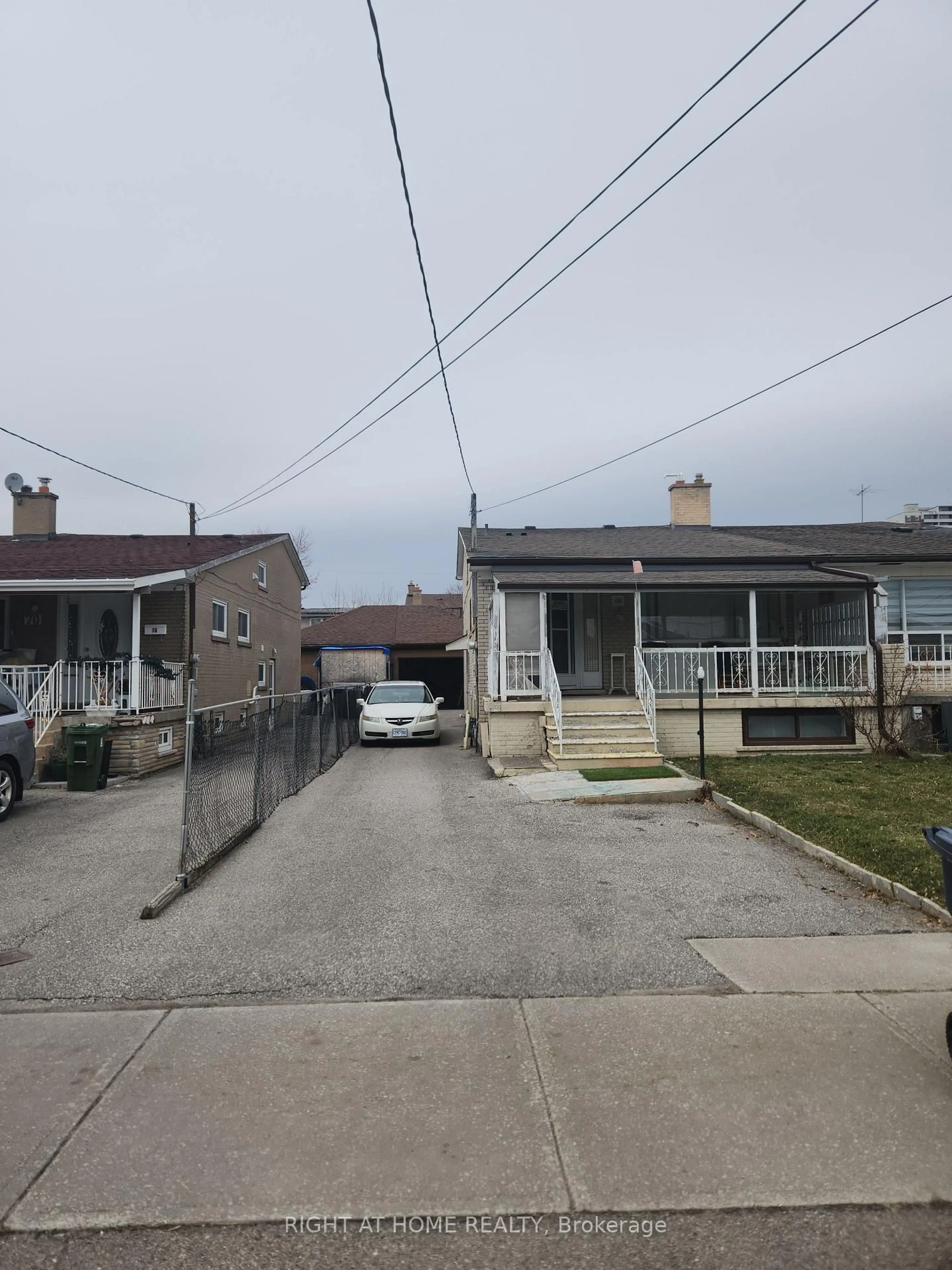 A pic from outside/outdoor area/front of a property/back of a property/a pic from drone, street for 68 Lanyard Rd, Toronto Ontario M9M 1Y9