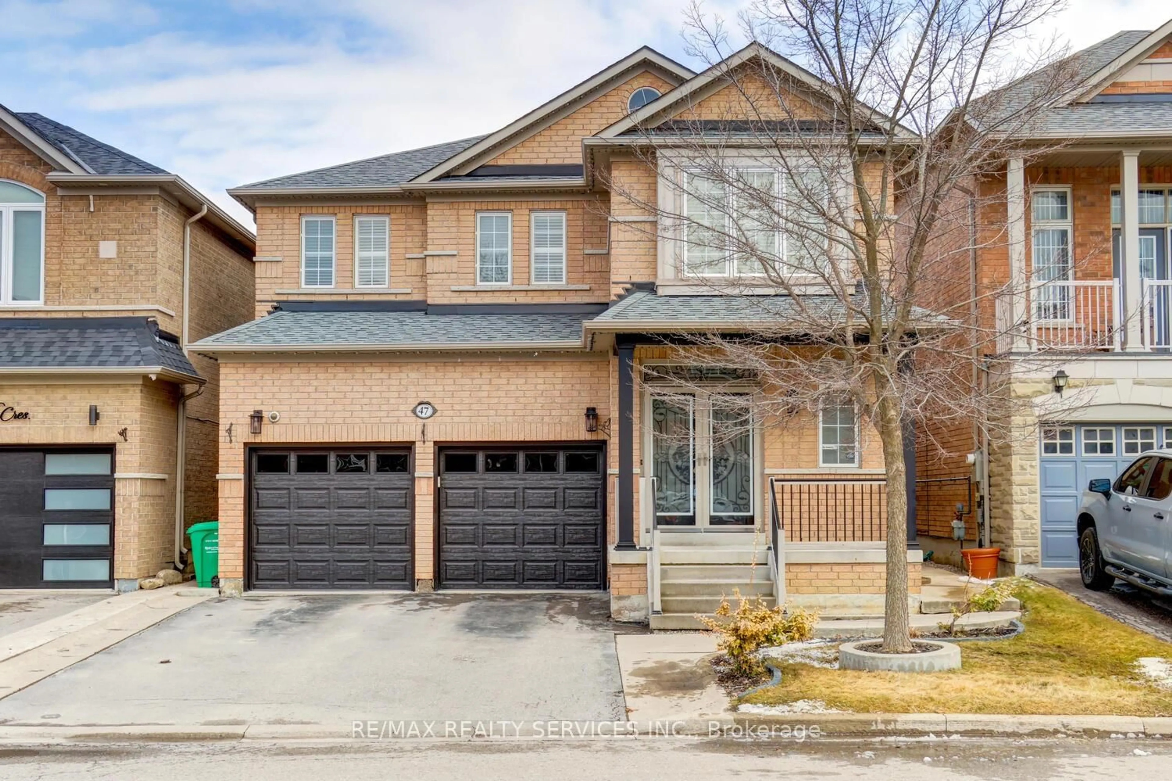 Home with brick exterior material, street for 47 Cape Dorset Cres, Brampton Ontario L6R 3K9