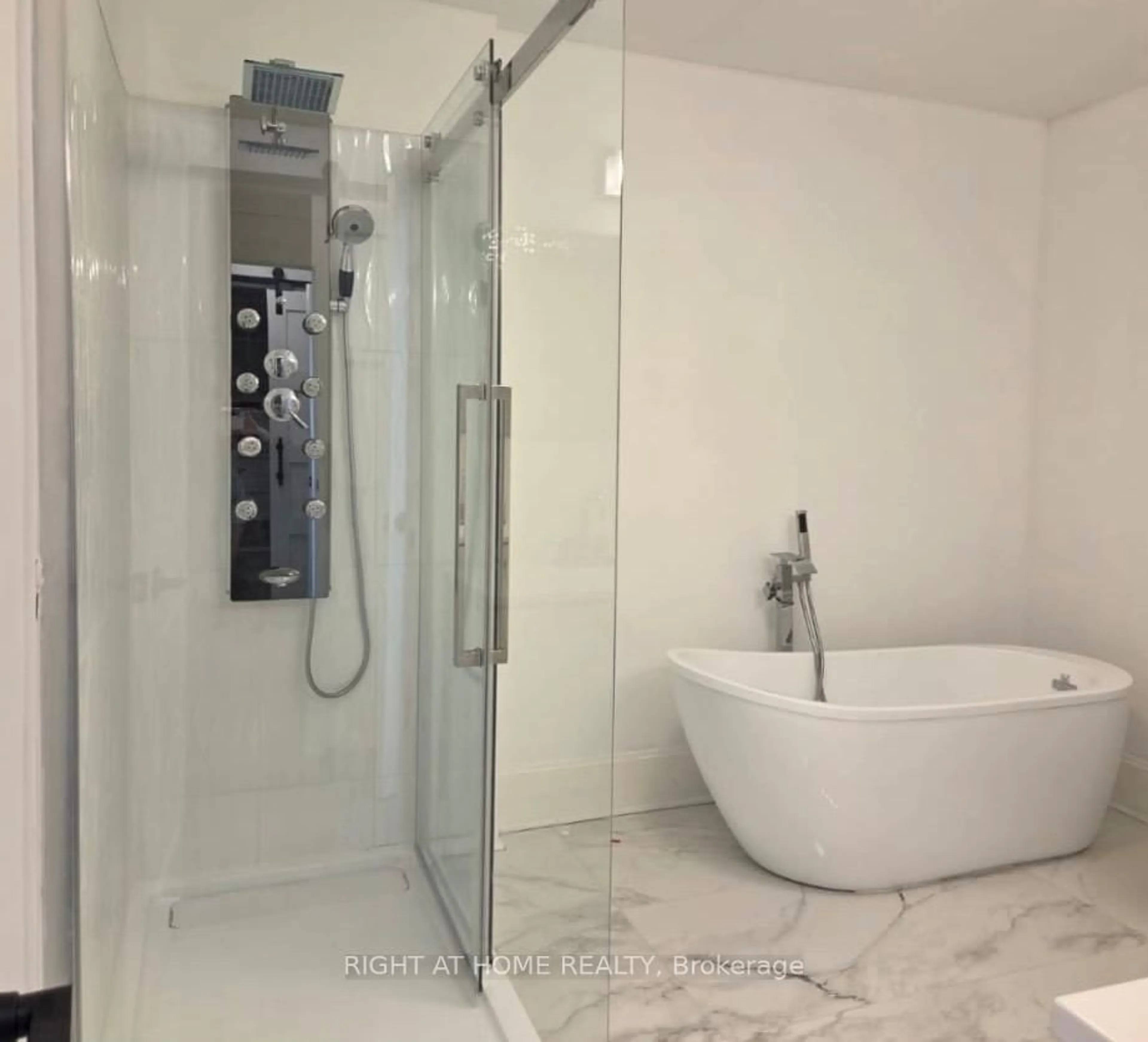 Contemporary bathroom, ceramic/tile floor for 21B Roseland Dr, Toronto Ontario M8W 1Y3