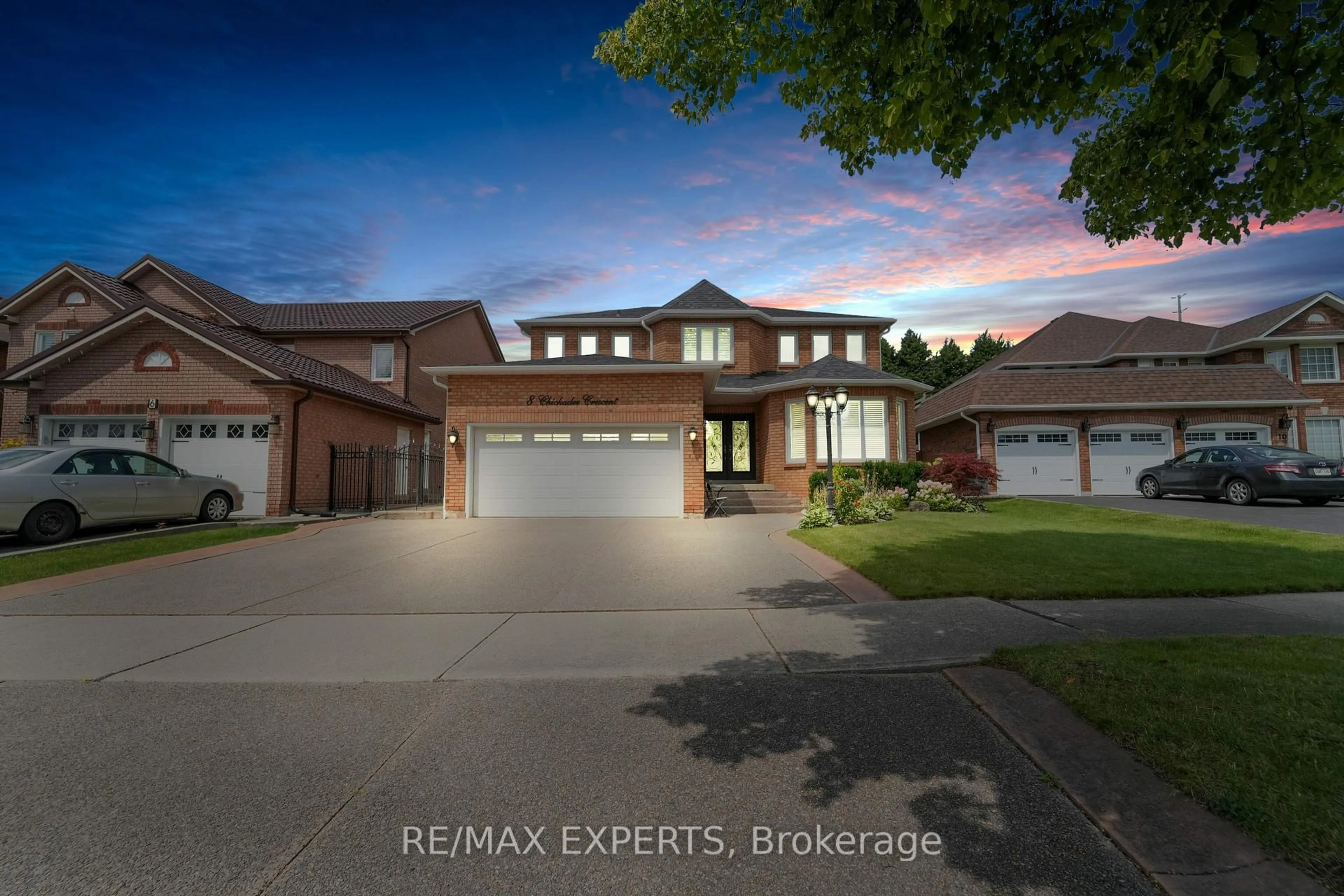 Home with brick exterior material, street for 8 Chickadee Cres, Brampton Ontario L6Z 3L5