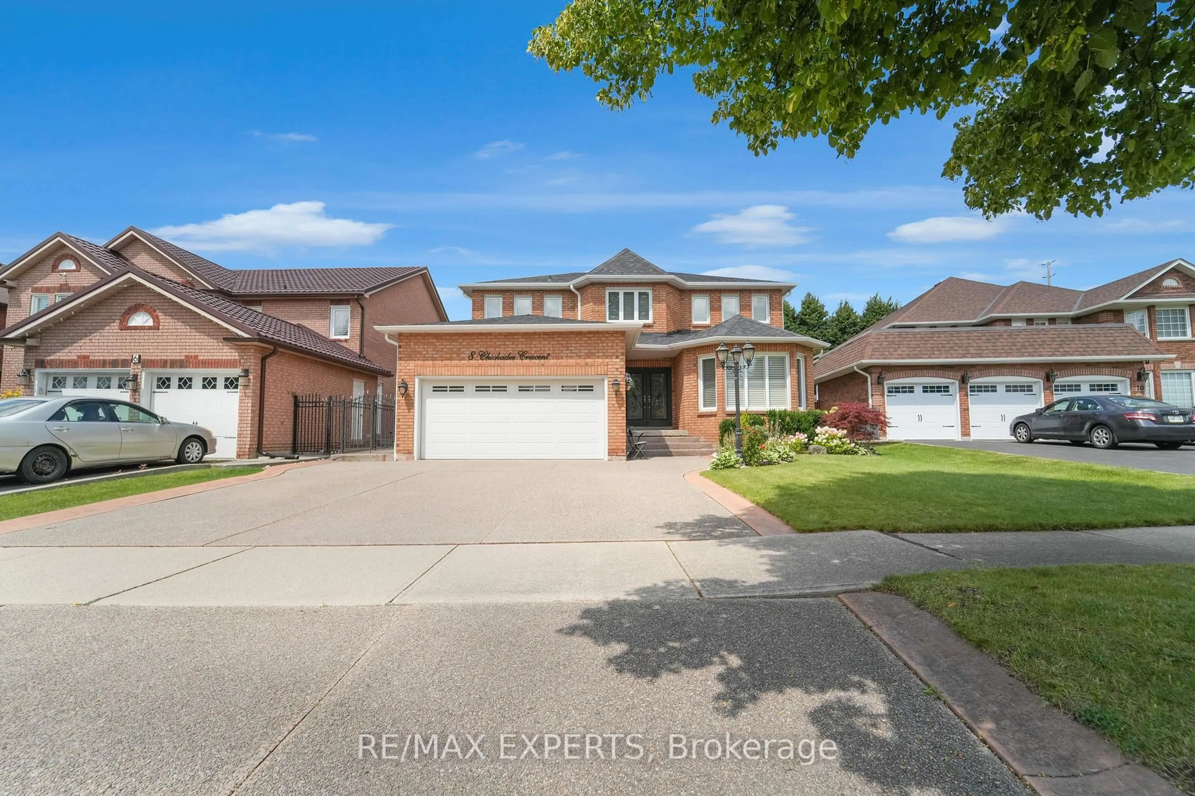 Home with brick exterior material, street for 8 Chickadee Cres, Brampton Ontario L6Z 3L5