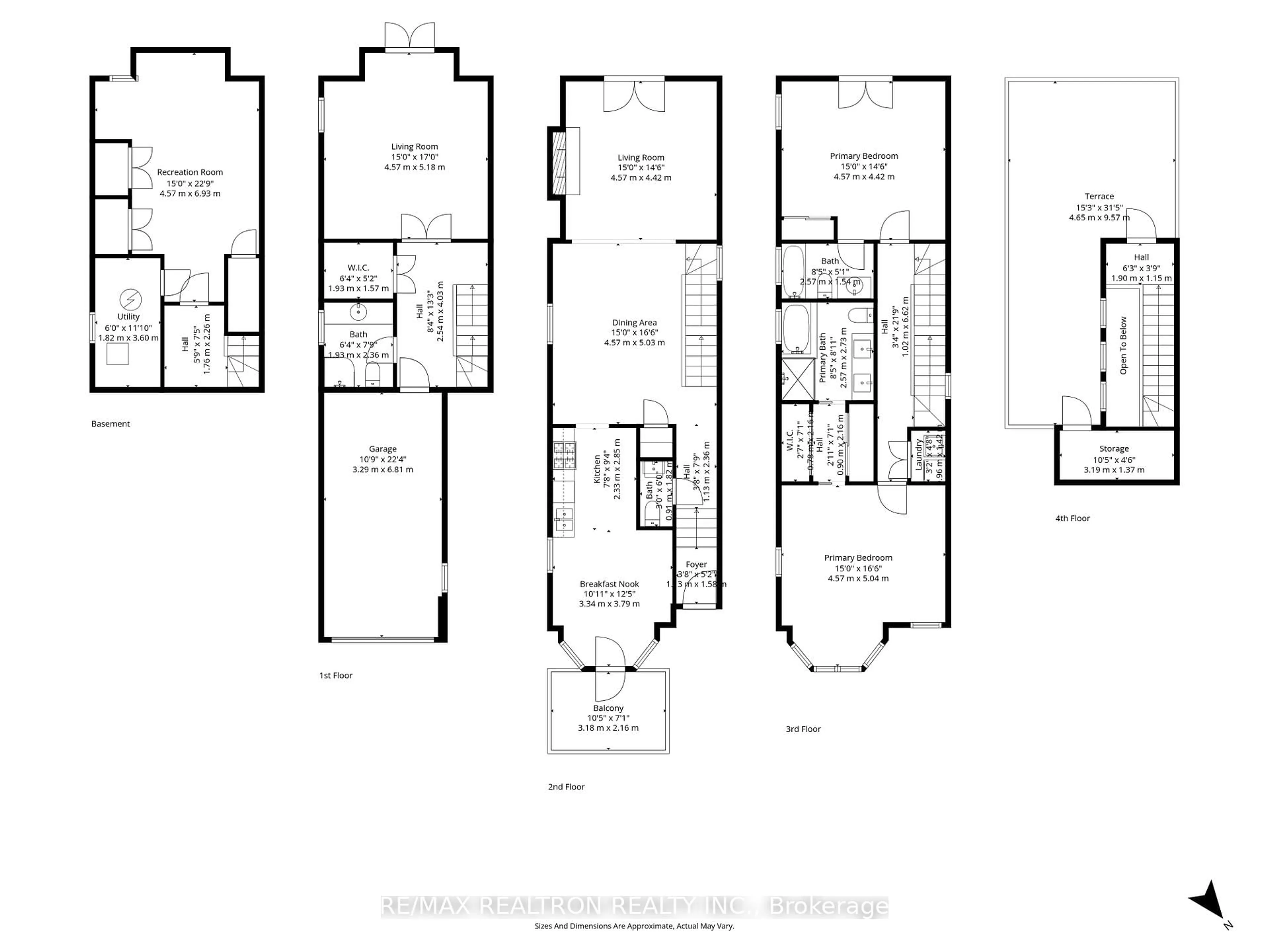 Floor plan for 117 Nelson St #1, Oakville Ontario L6L 3J1
