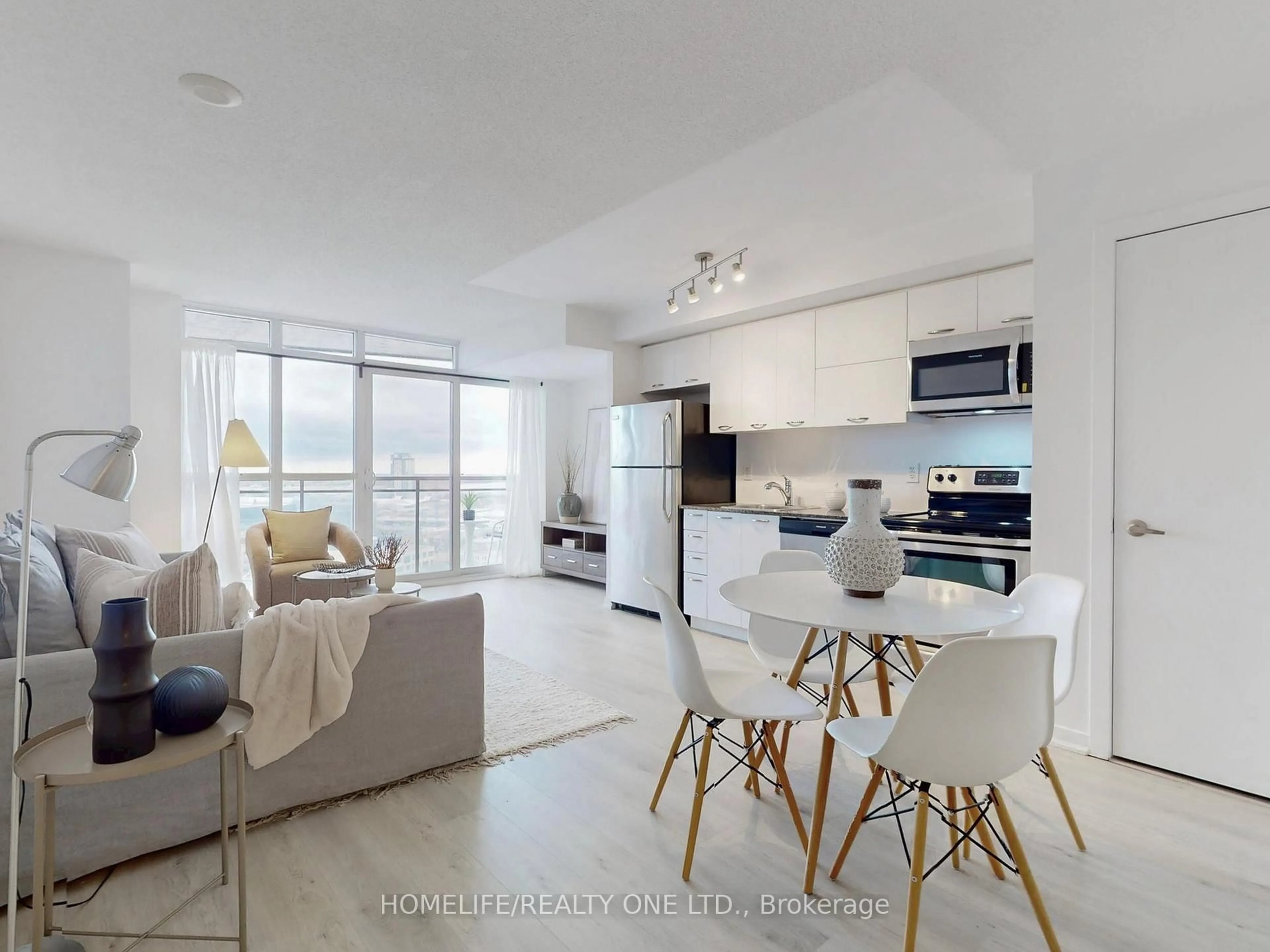 Open concept kitchen, unknown for 38 Joe Shuster Way #2003, Toronto Ontario M6K 0A5