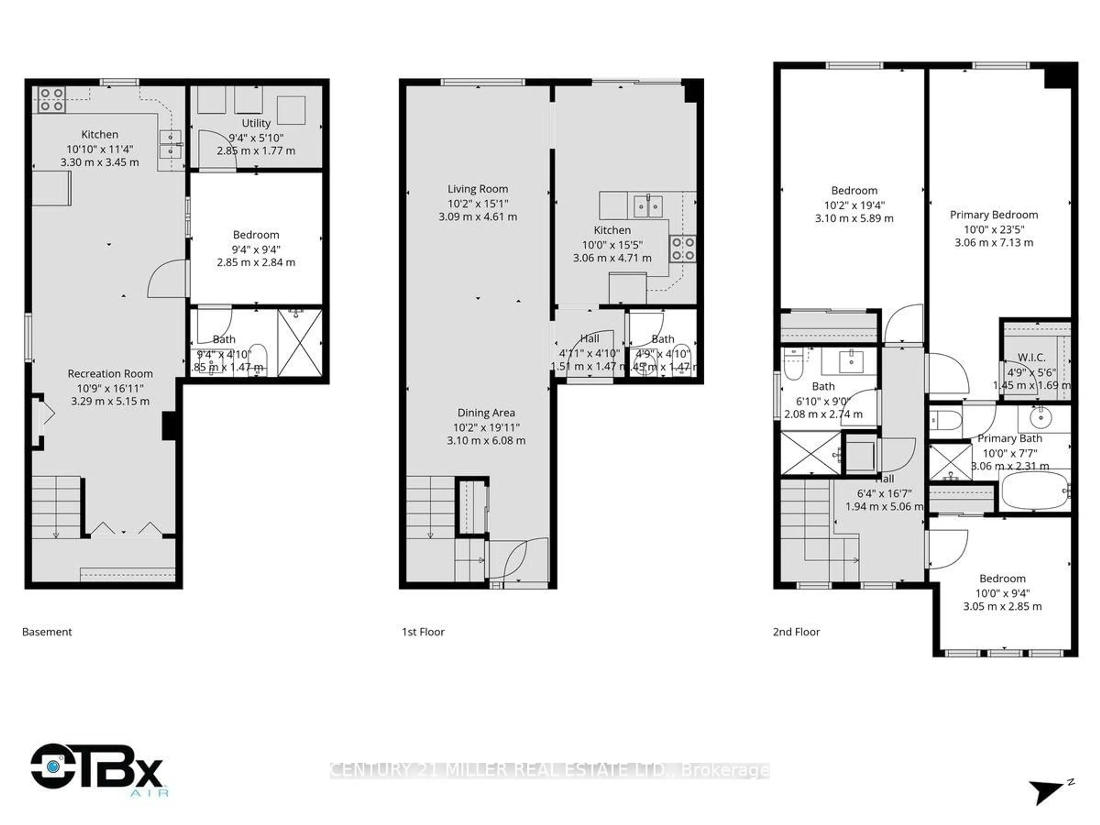 Floor plan for 421 Levanna Lane, Oakville Ontario L6H 6B8