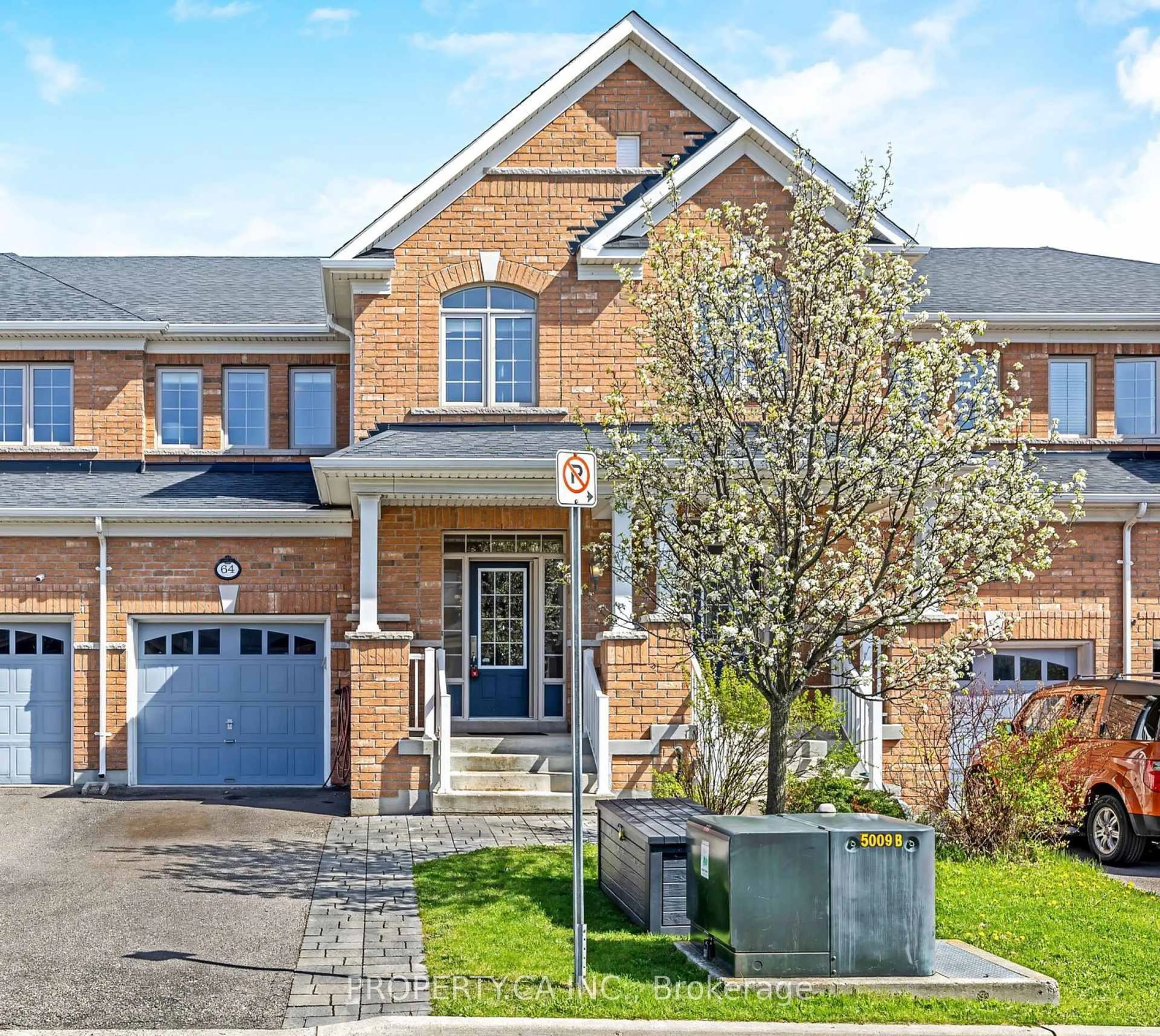 Home with brick exterior material, street for 64 Hanson Cres, Milton Ontario L9T 8L4
