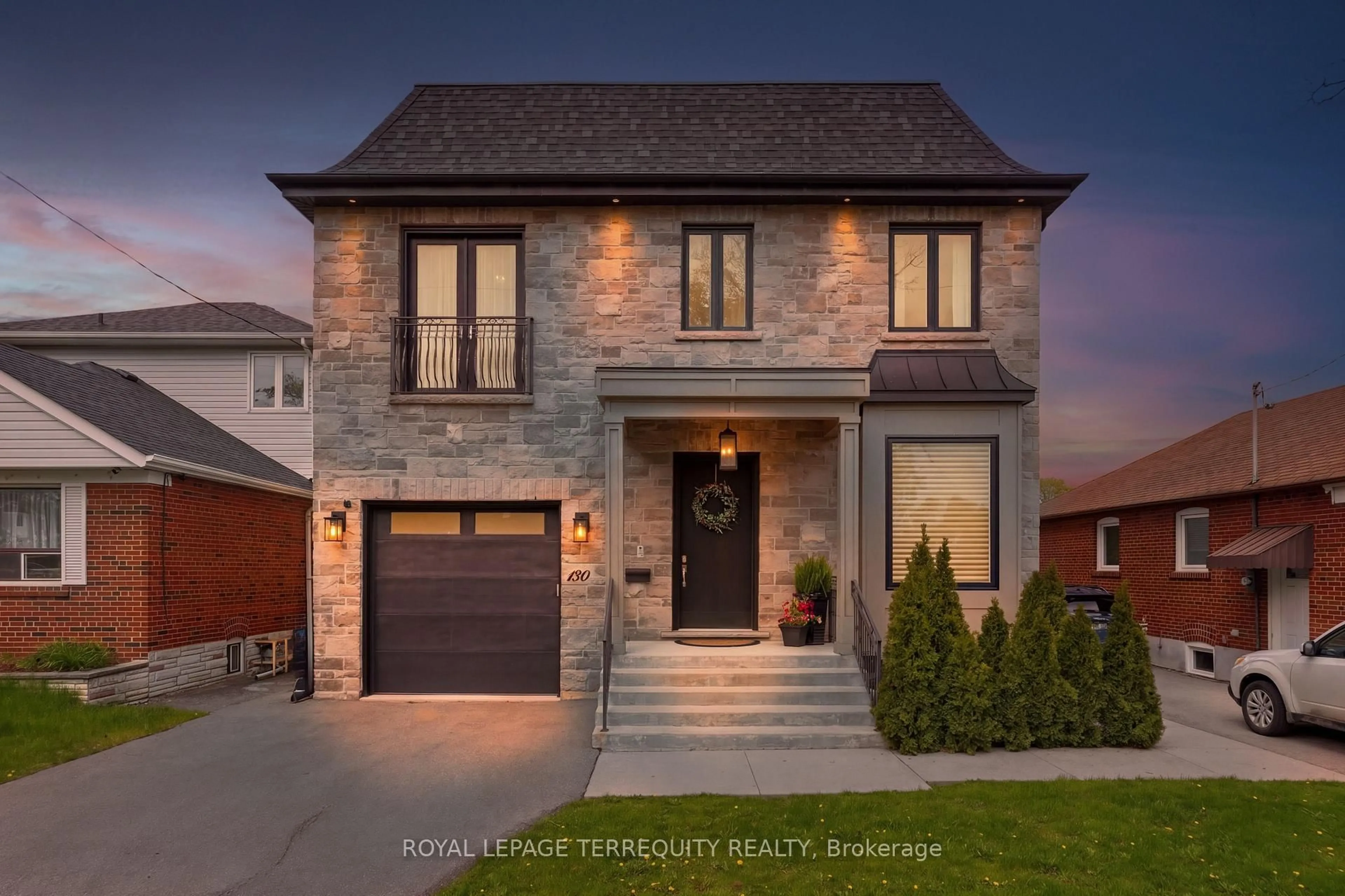 Home with brick exterior material, street for 130 Edgecroft Rd, Toronto Ontario M8Z 2C3