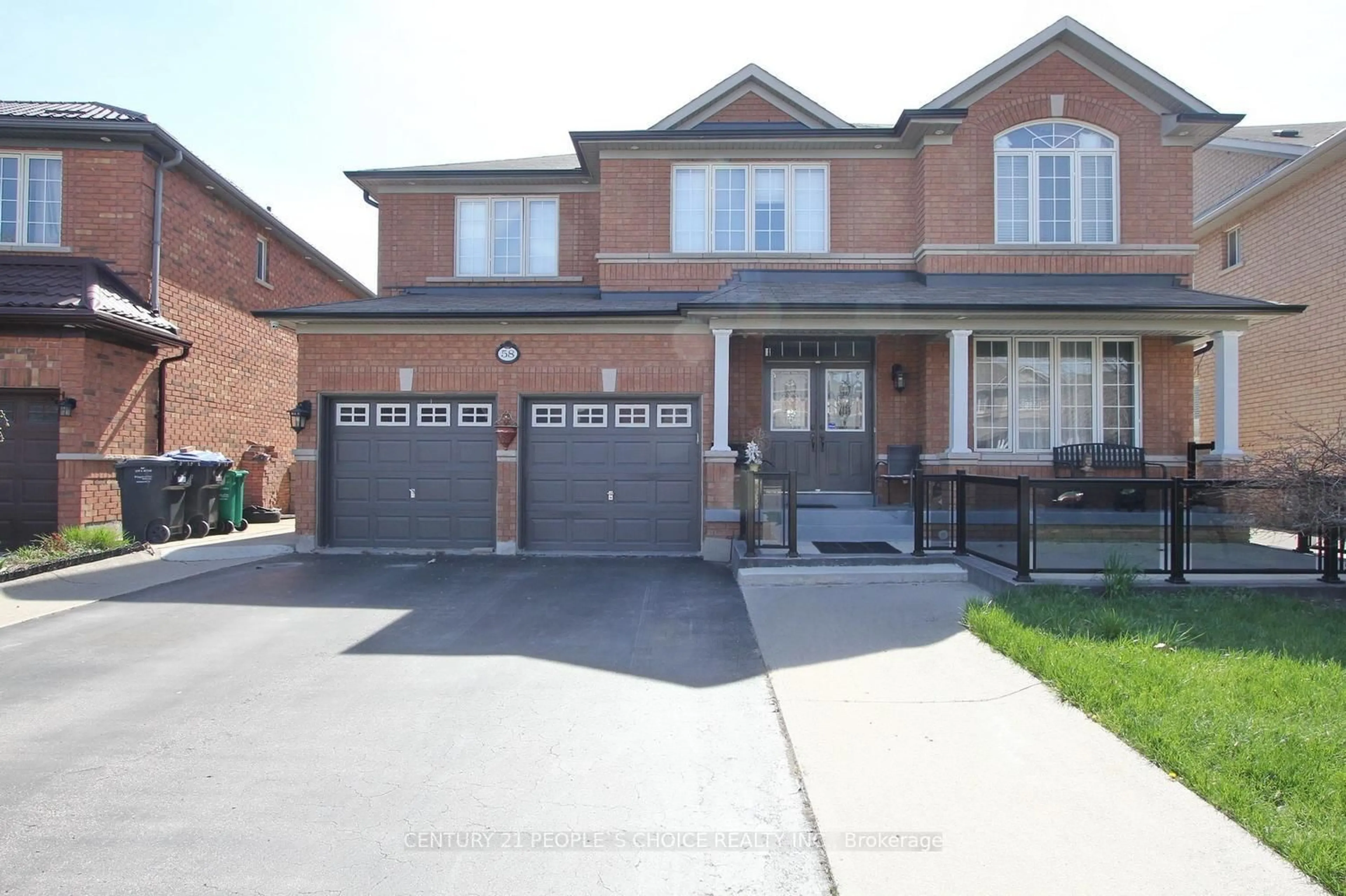 Home with brick exterior material, street for 58 Brunetta Way, Brampton Ontario L6P 1M9