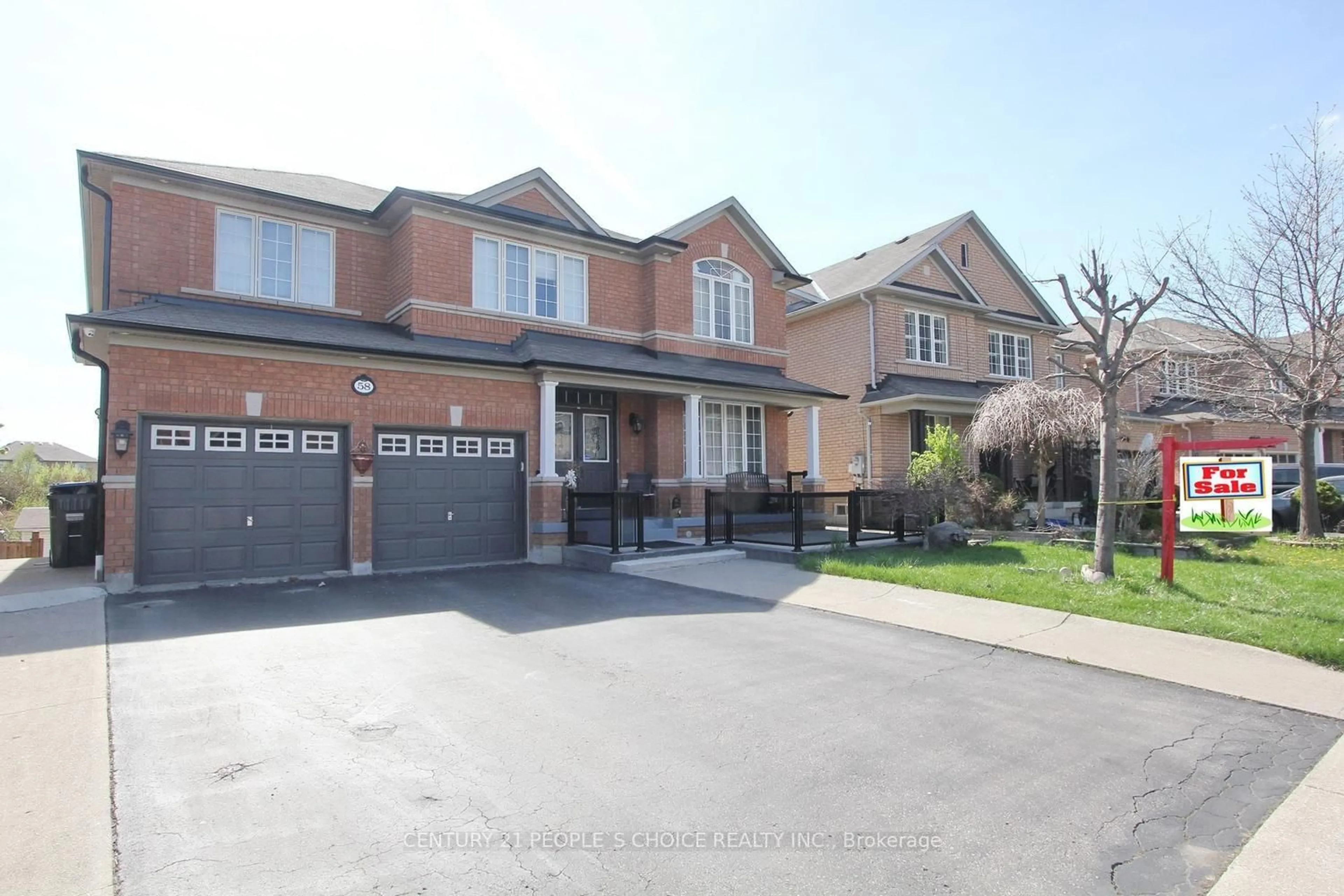 Home with brick exterior material, street for 58 Brunetta Way, Brampton Ontario L6P 1M9