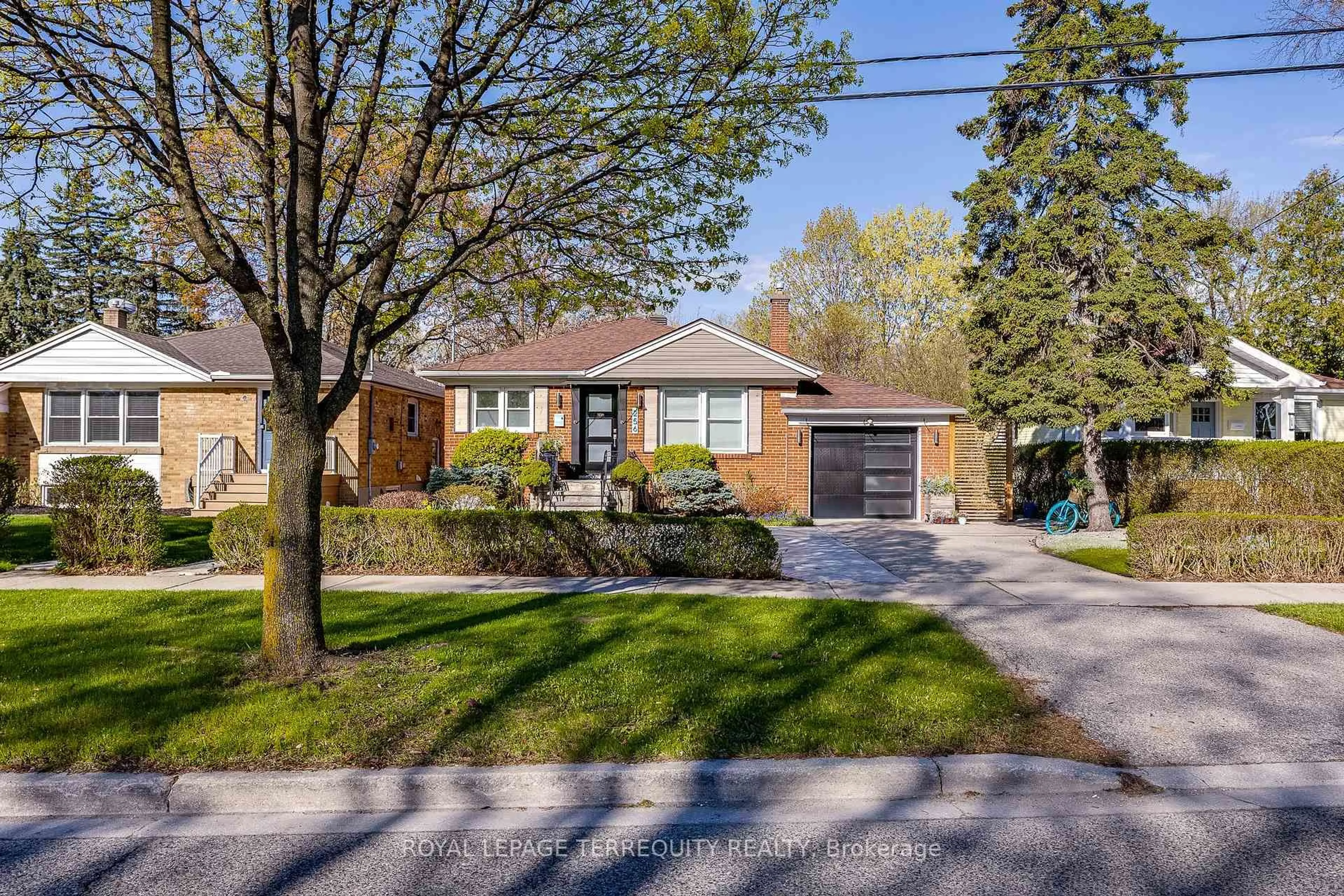 Home with brick exterior material, street for 256 Renforth Dr, Toronto Ontario M9C 2K9
