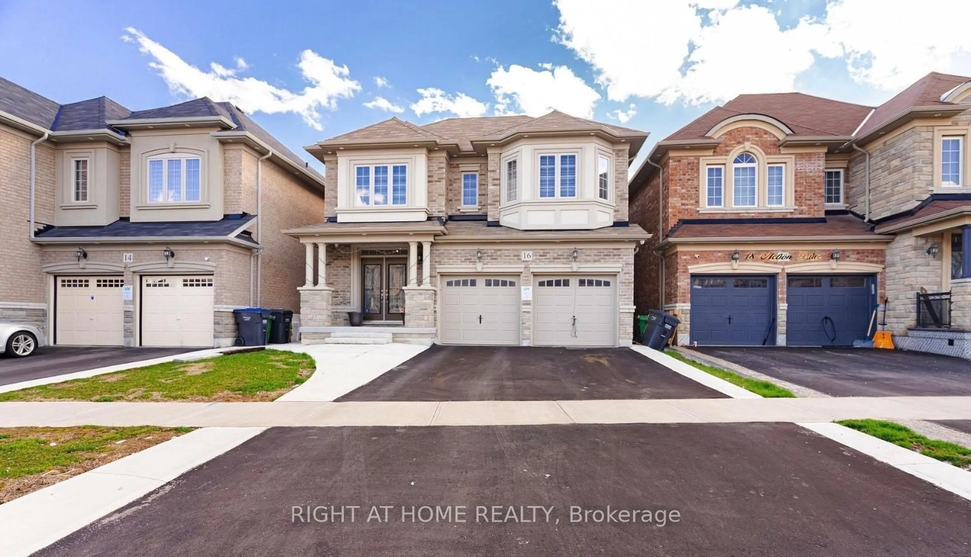 Home with brick exterior material, street for 16 Action Dr, Brampton Ontario L7A 4X8