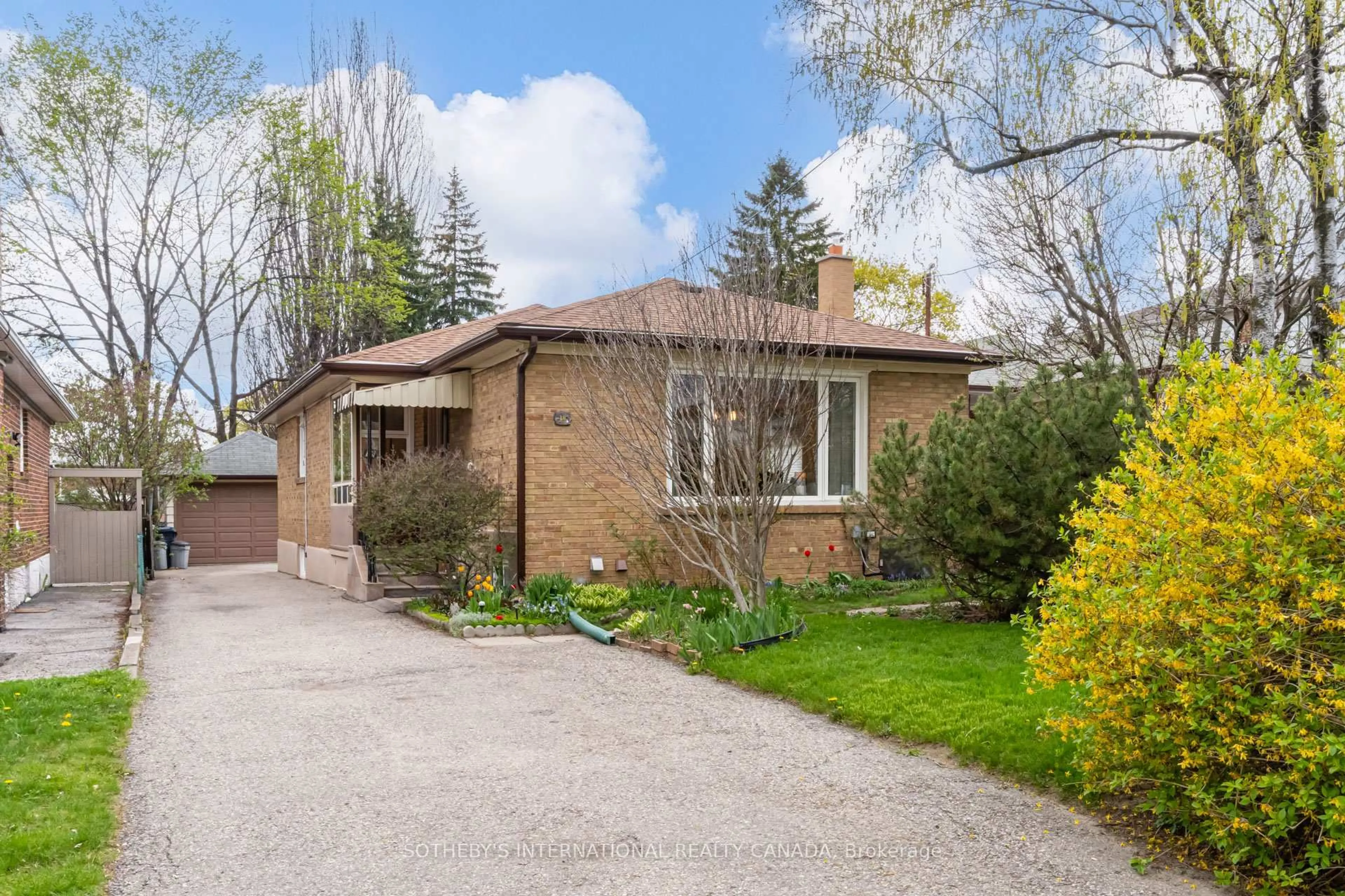 Home with brick exterior material, street for 16 Paulart Dr, Toronto Ontario M9B 3V4