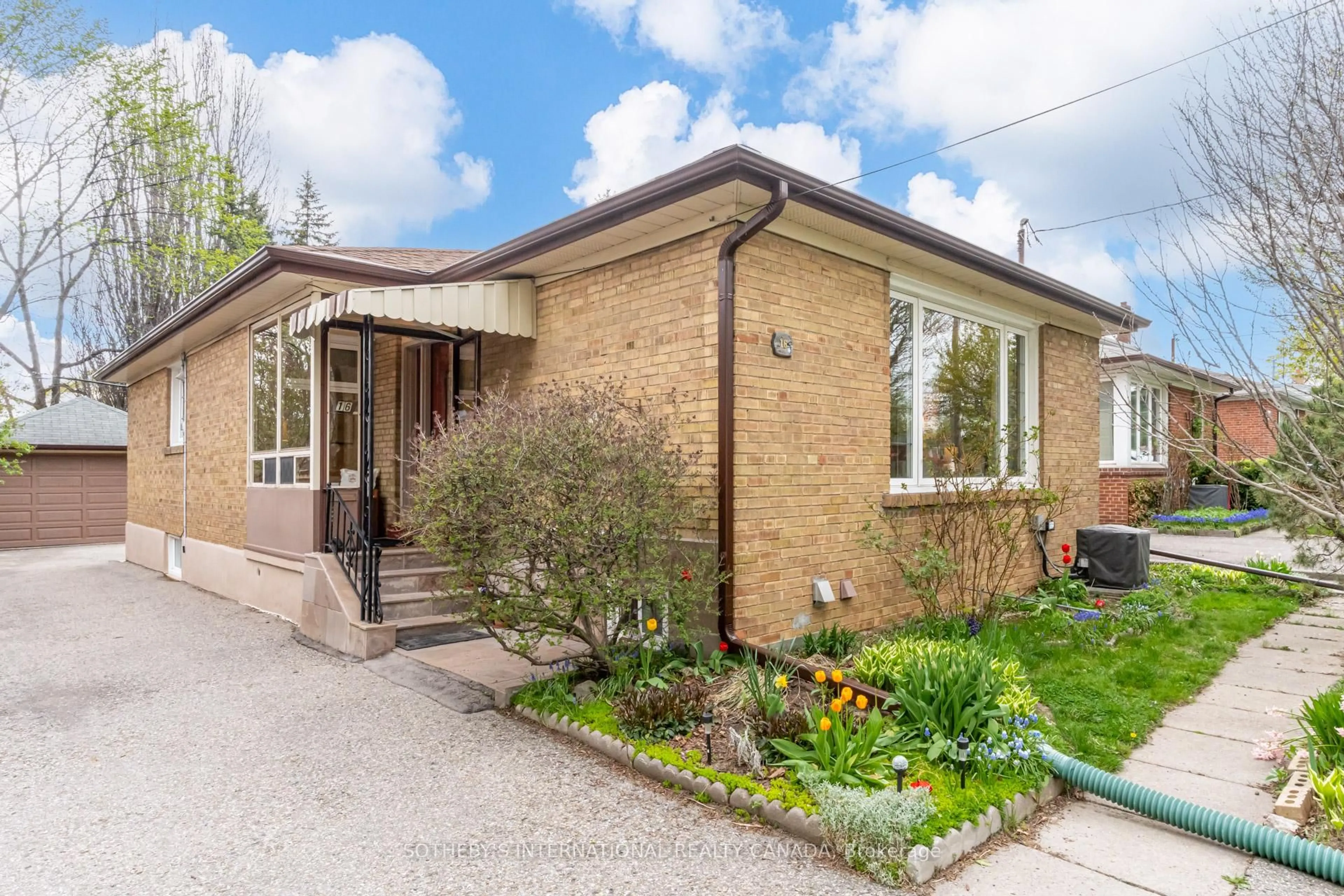 Home with brick exterior material, street for 16 Paulart Dr, Toronto Ontario M9B 3V4