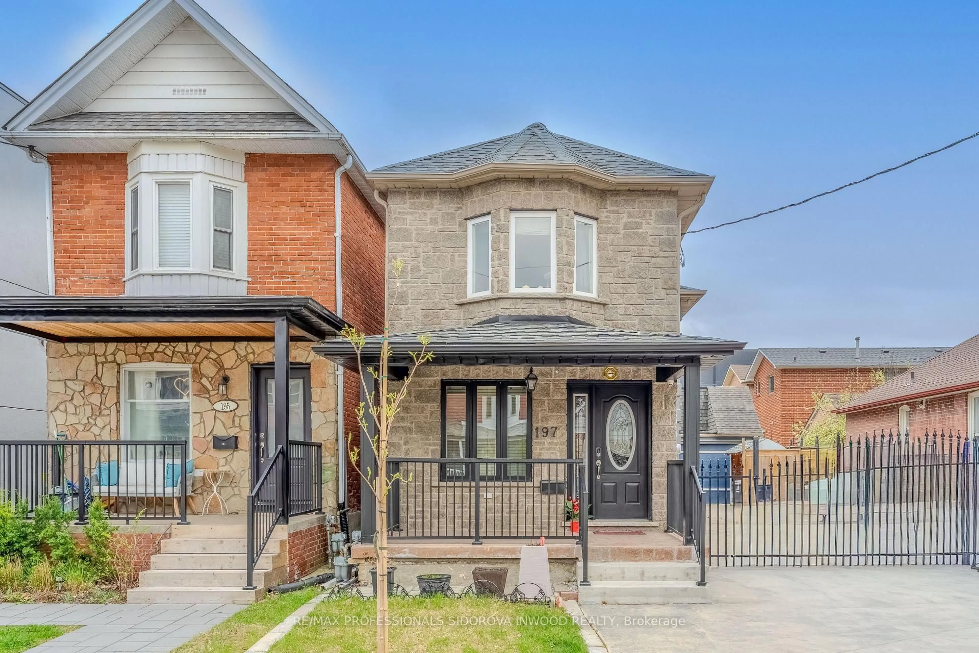Home with brick exterior material, street for 197 Lambton Ave, Toronto Ontario M6N 2T2