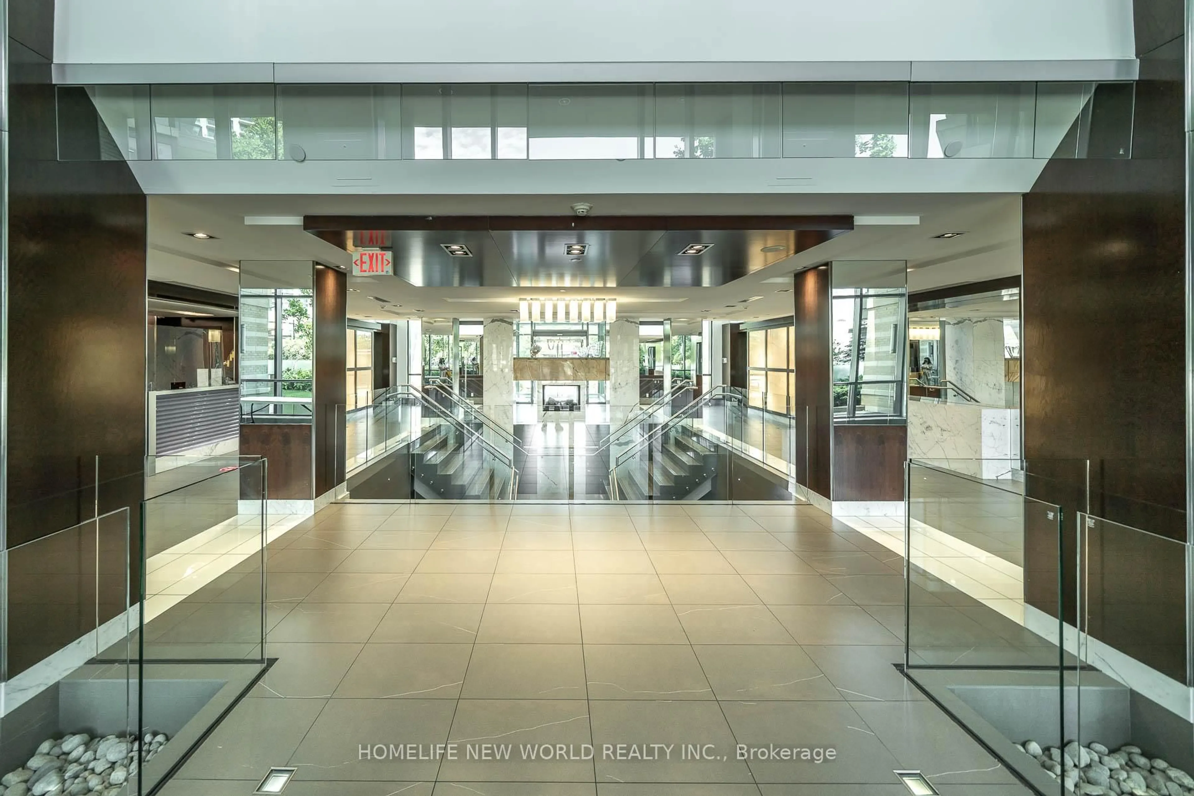 Indoor foyer for 225 Sherway Gardens Rd #2303, Toronto Ontario M9C 0A3