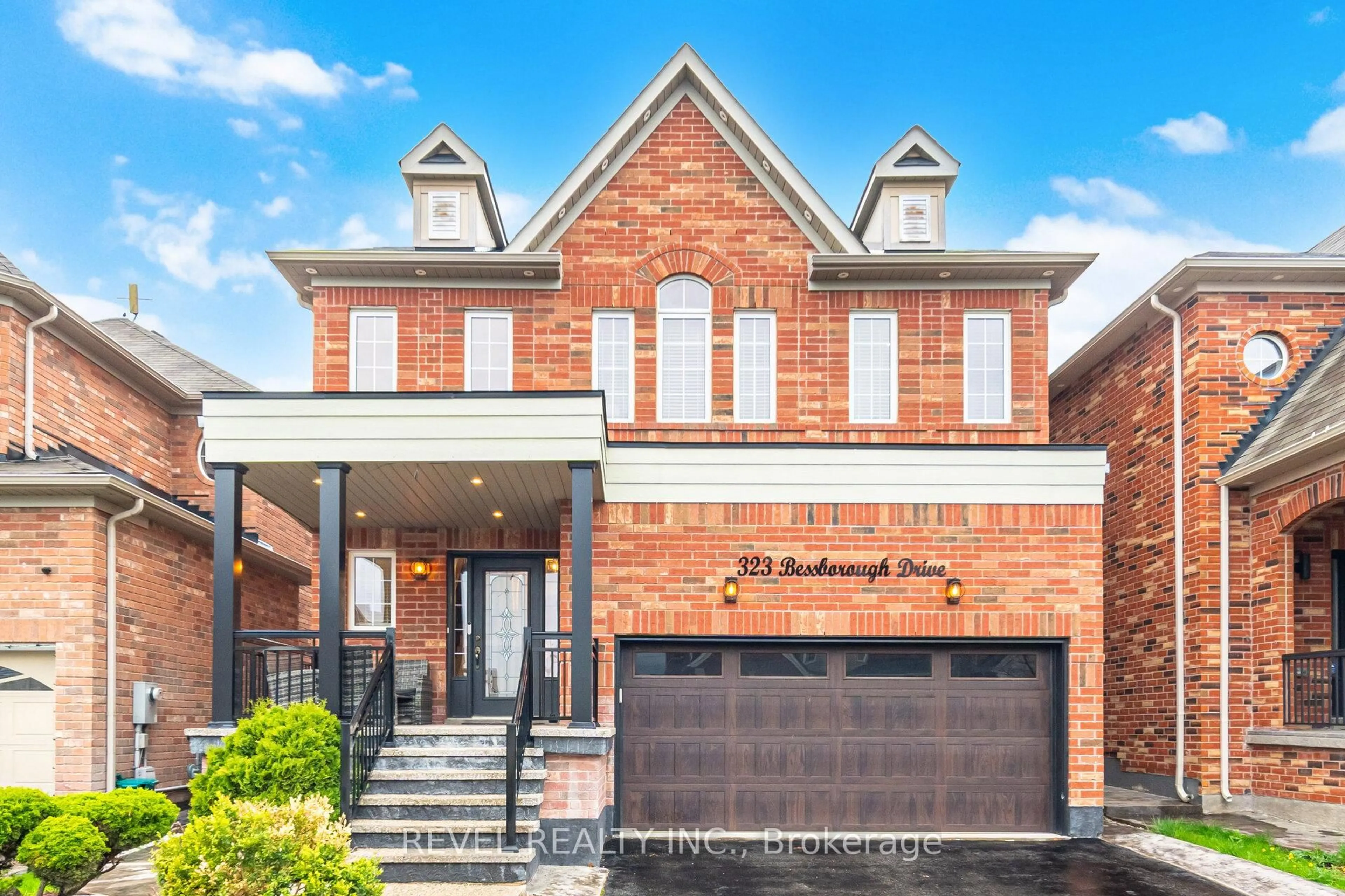 Home with brick exterior material, street for 323 BESSBOROUGH Dr, Milton Ontario L9T 8P5