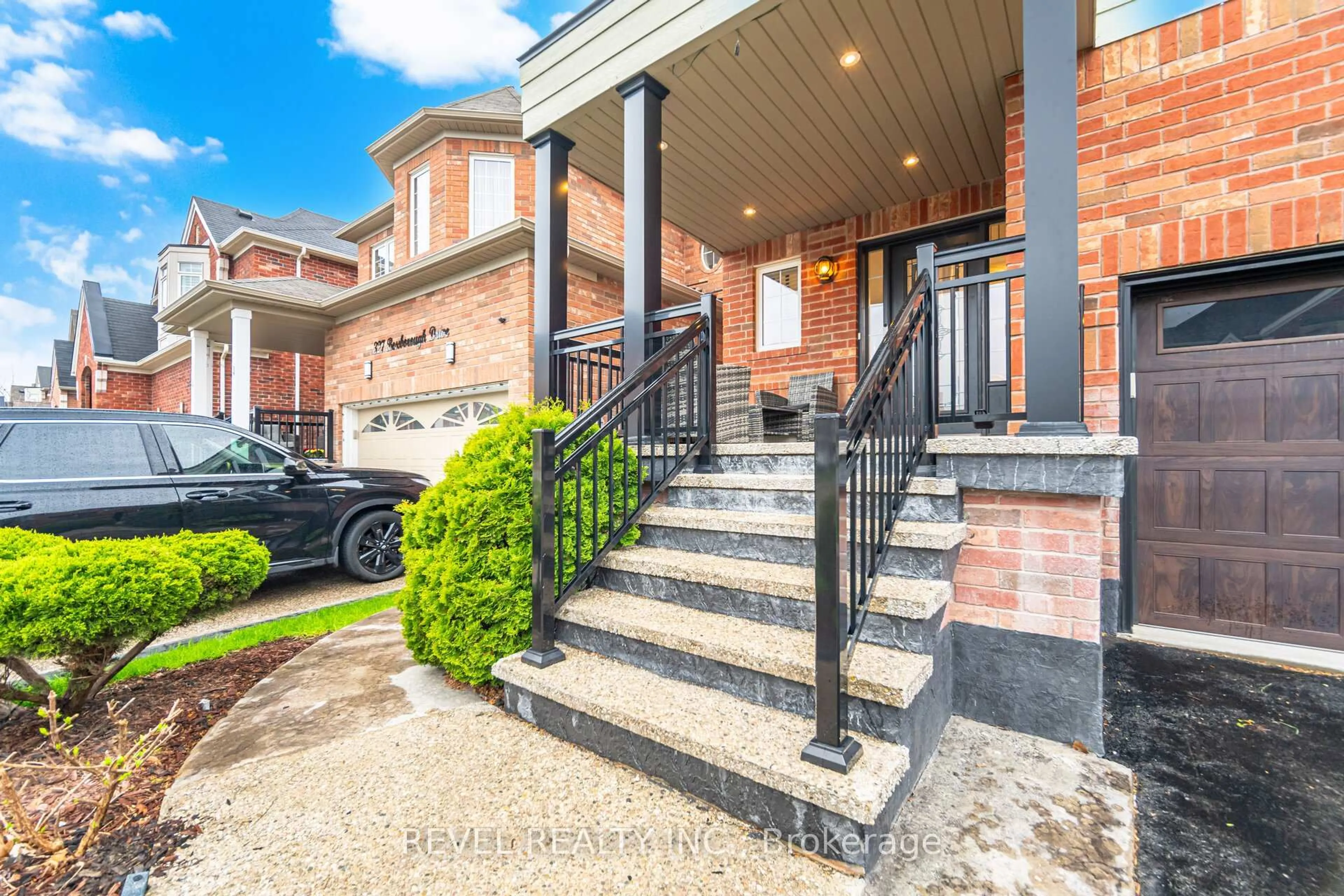 Home with brick exterior material, street for 323 BESSBOROUGH Dr, Milton Ontario L9T 8P5