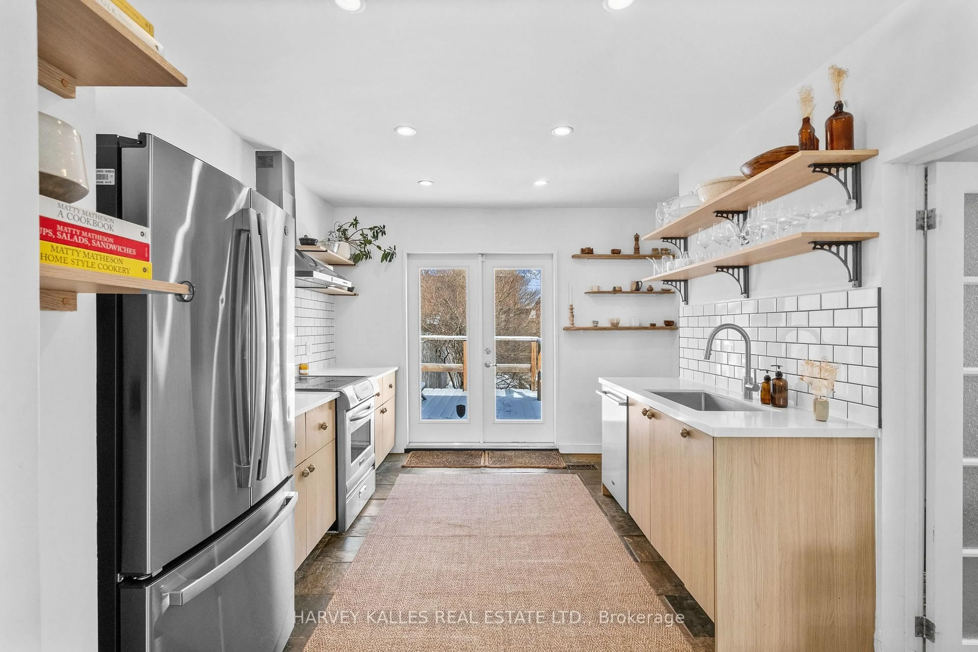 Contemporary kitchen, ceramic/tile floor for 14 Manitoba St, Toronto Ontario M8Y 1C7