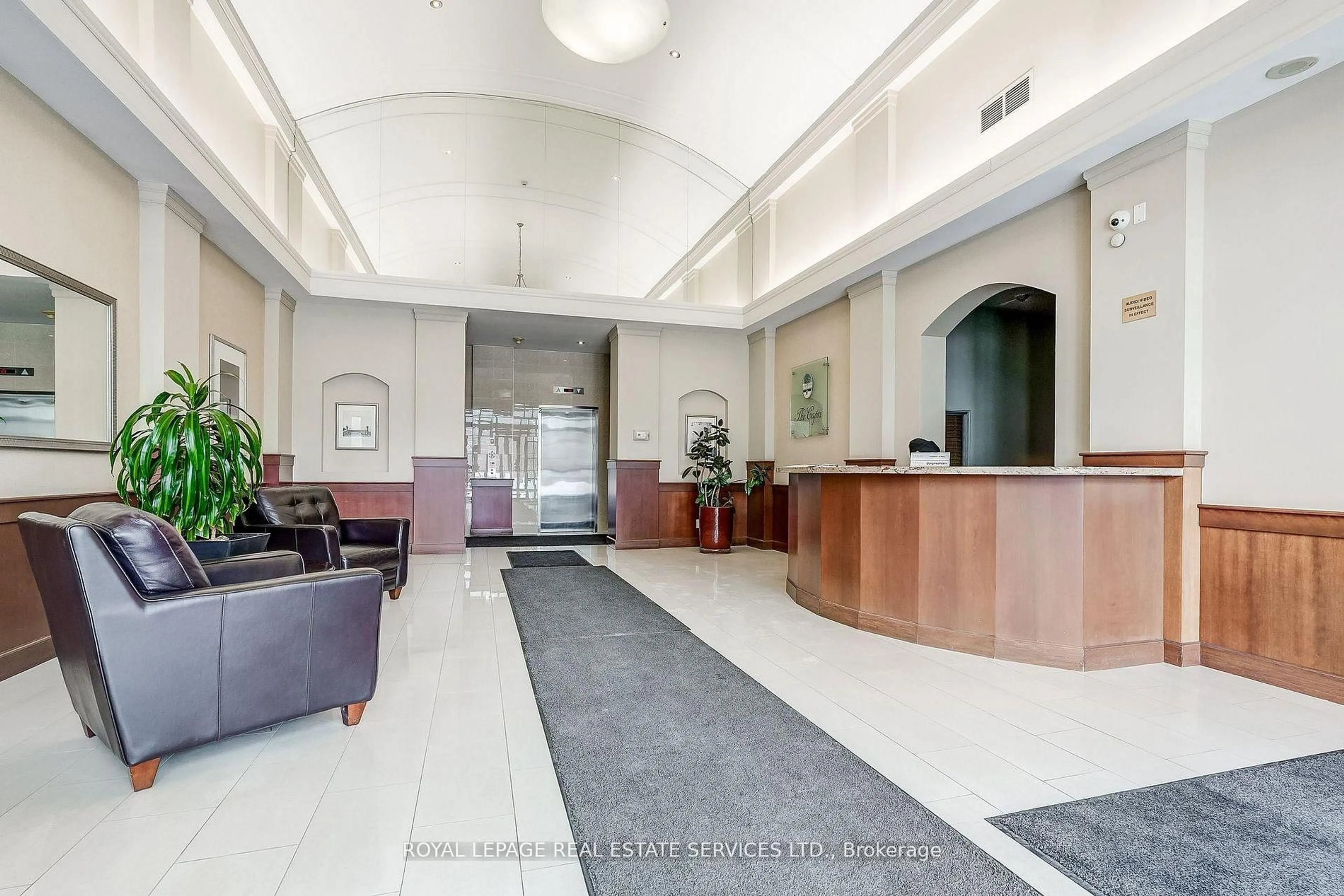 Lobby for 1359 Rathburn Rd #1106, Mississauga Ontario L4W 5P7