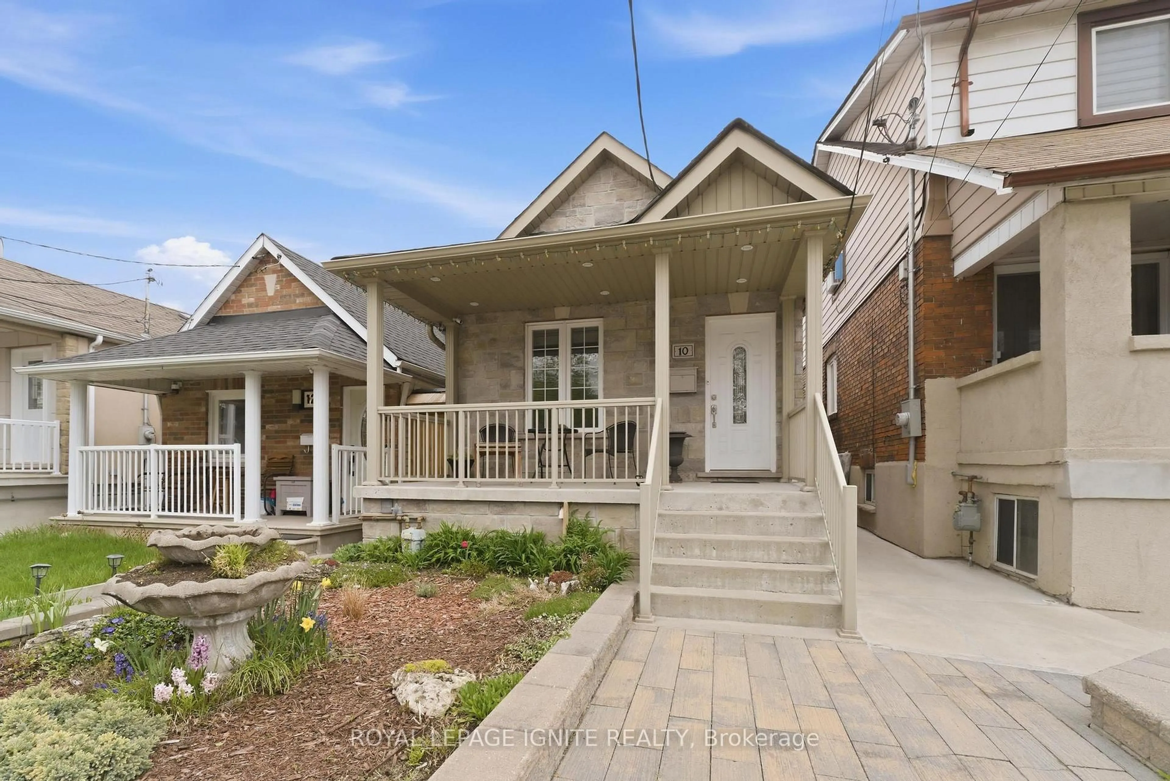 Home with vinyl exterior material, street for 10 Cayuga Ave, Toronto Ontario M6N 2G1