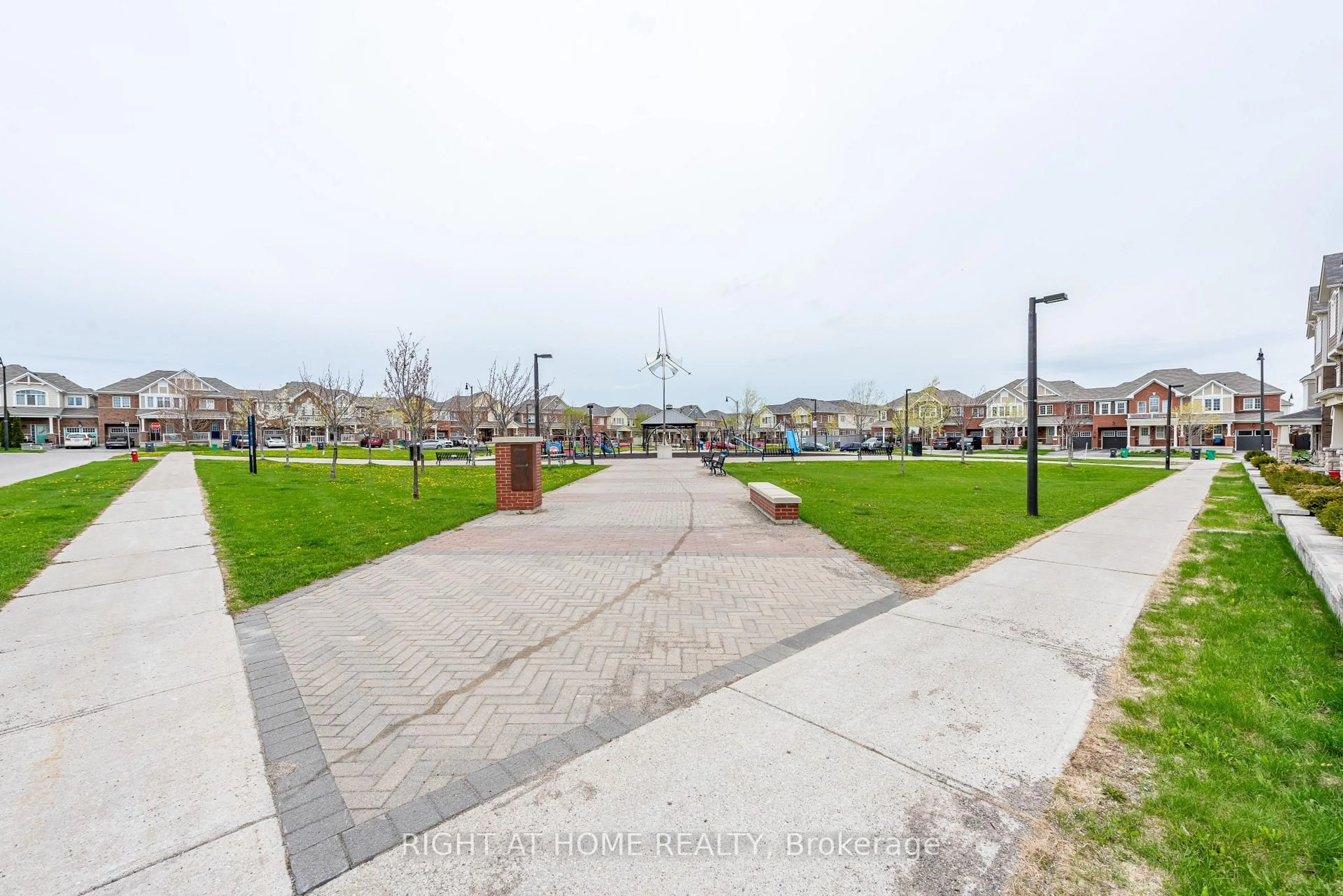 A pic from outside/outdoor area/front of a property/back of a property/a pic from drone, street for 4 Hafia St #., Brampton Ontario L7A 0A8